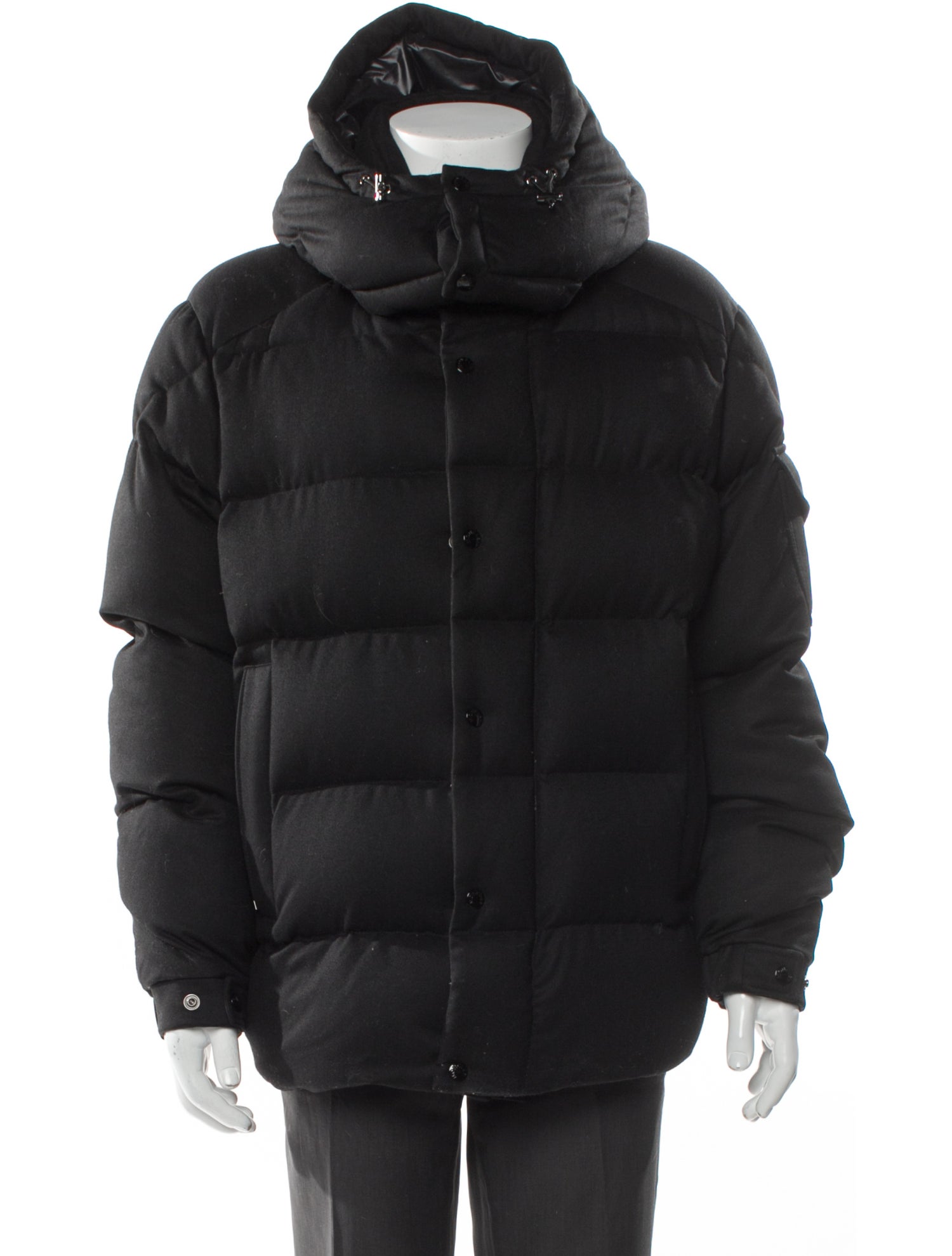 Moncler Virgin Wool Puffer Coat