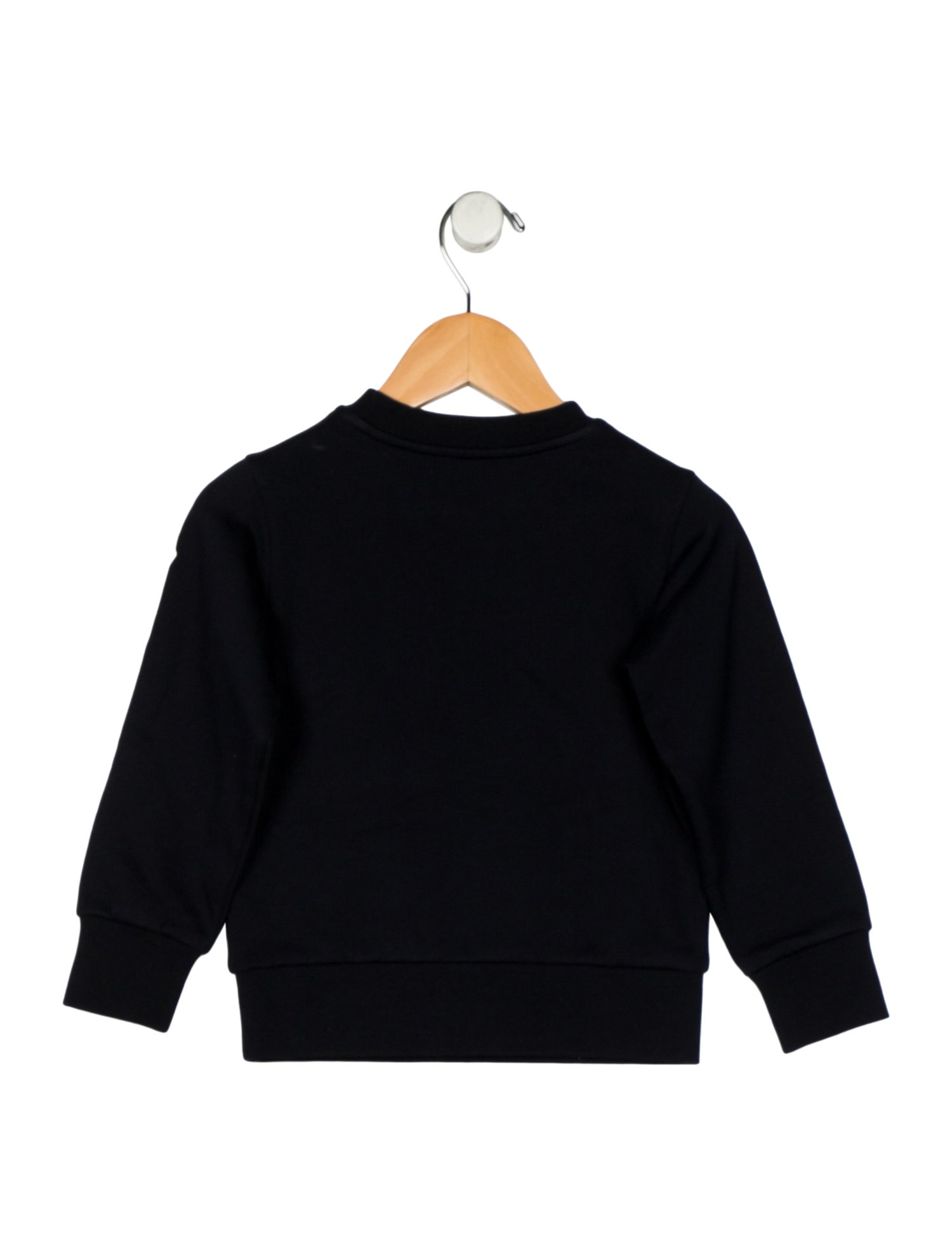 Moncler Cotton blue and white patterned long sleeve sweatshirt