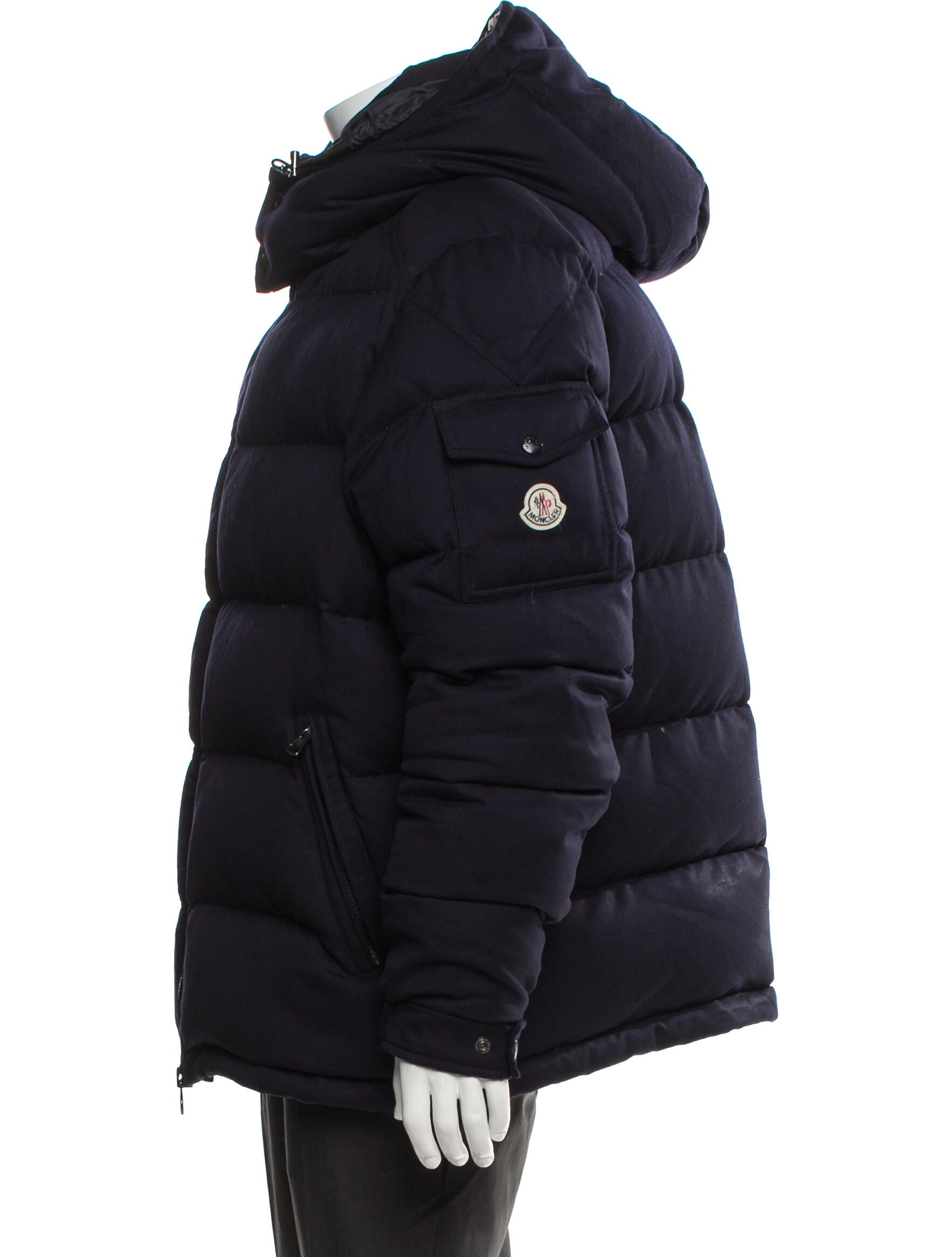 Moncler Virgin Wool Puffer Coat