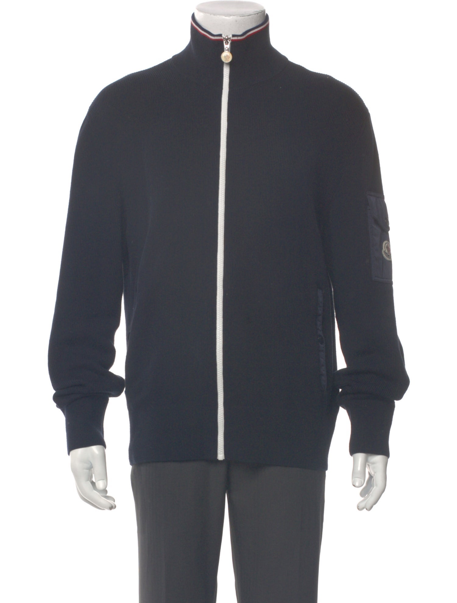 Moncler Turtleneck Long Sleeve Cardigan