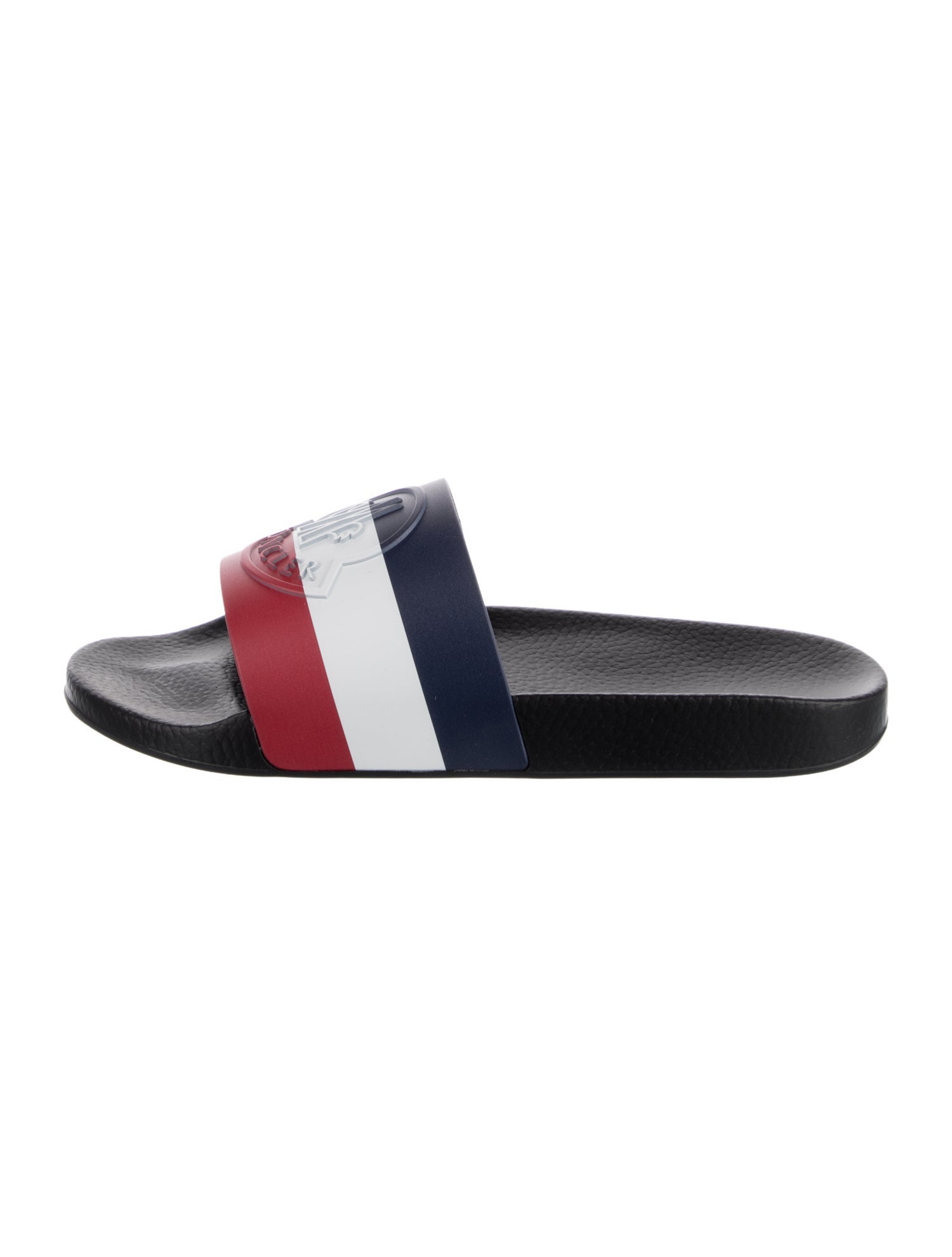Moncler Rubber Colorblock Pattern Slides