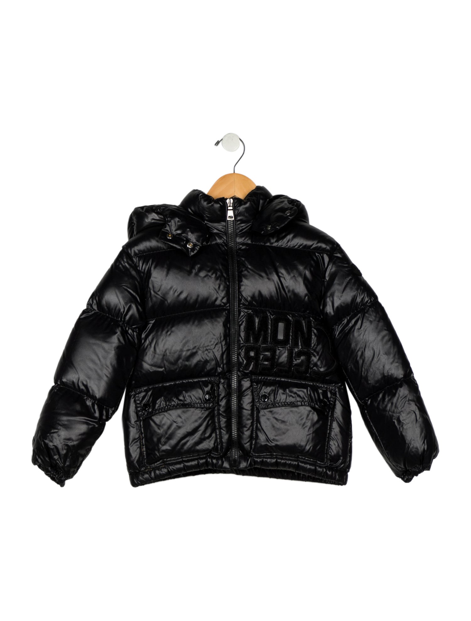 Moncler Boys' Long Sleeve Puffer Jacket with Hoodie