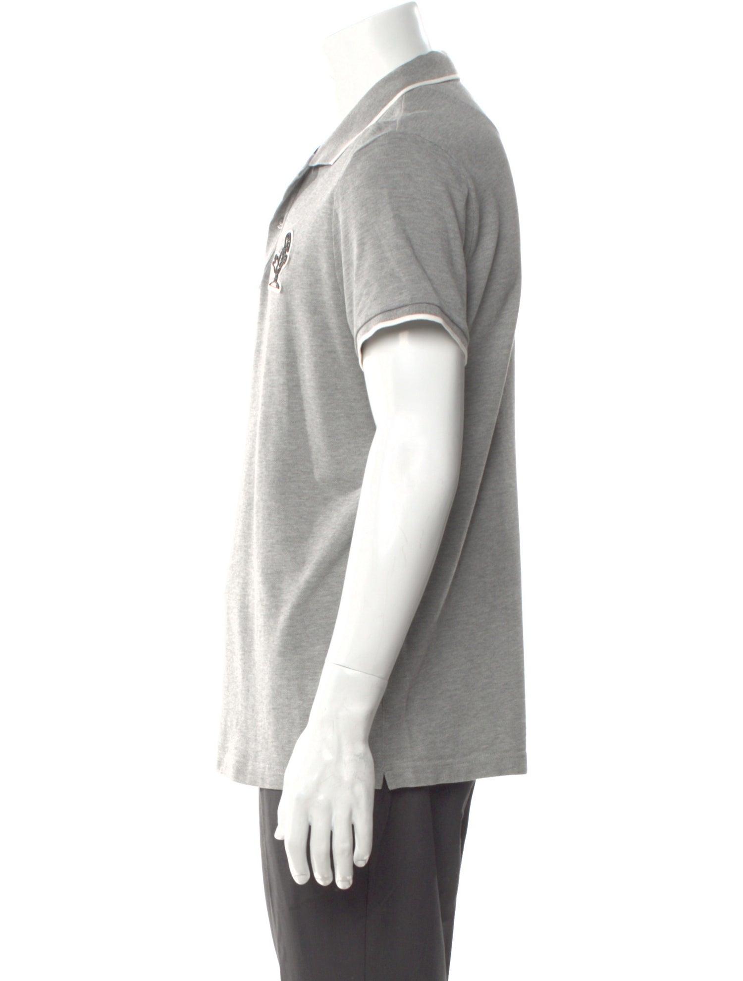 Moncler Collar Short Sleeve Polo Shirt