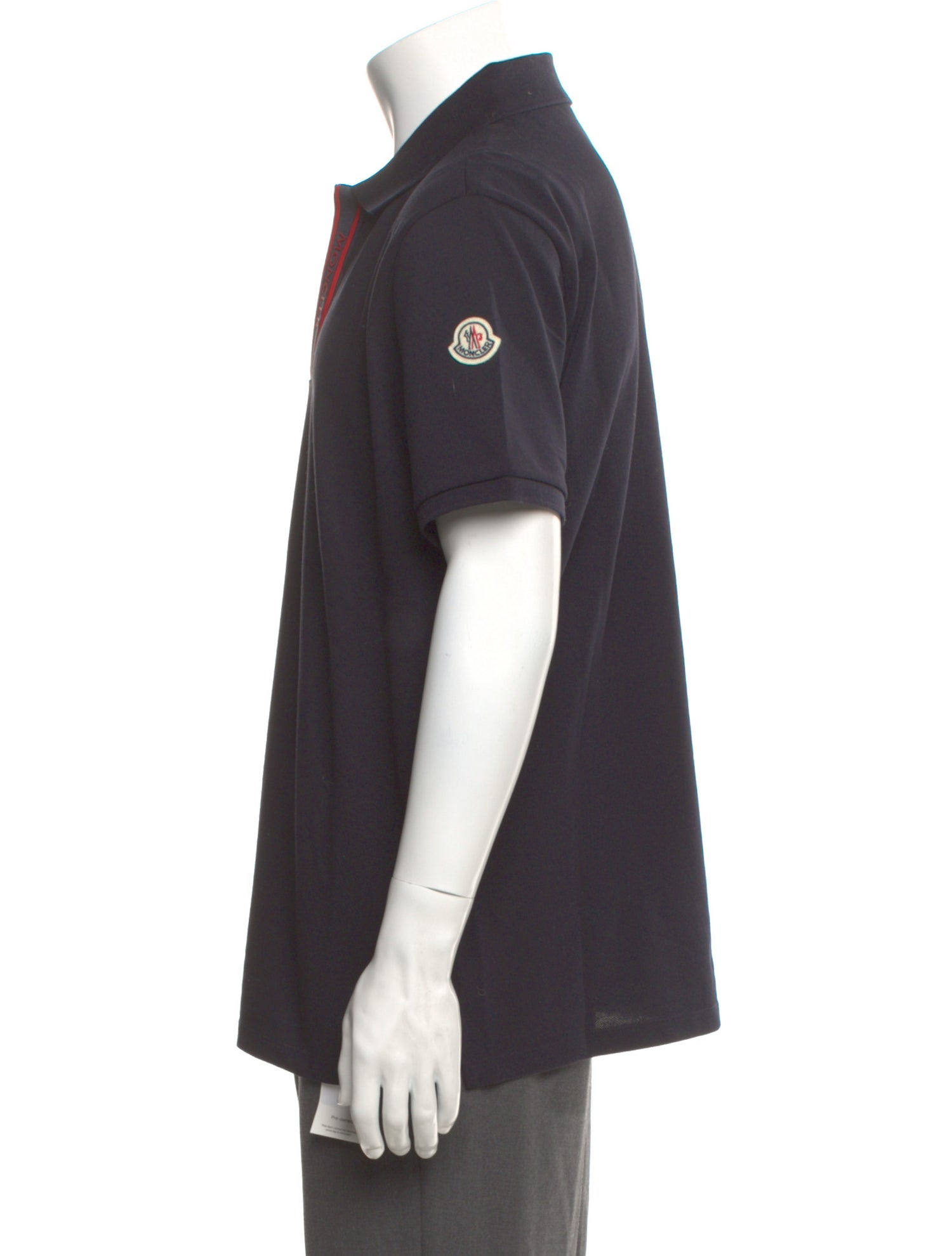 Moncler Crew Neck Short Sleeve Polo Shirt