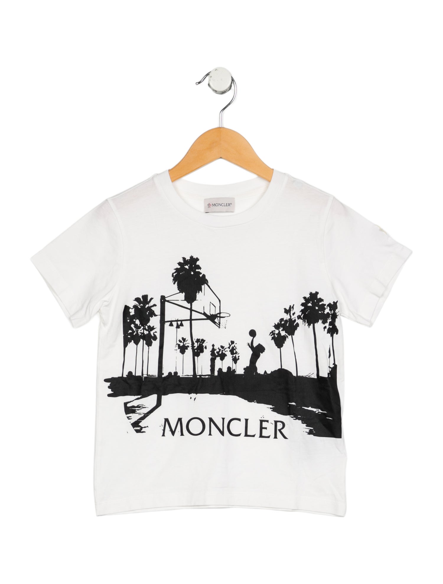 Moncler Boys' Printed Crew Neck t Shirt