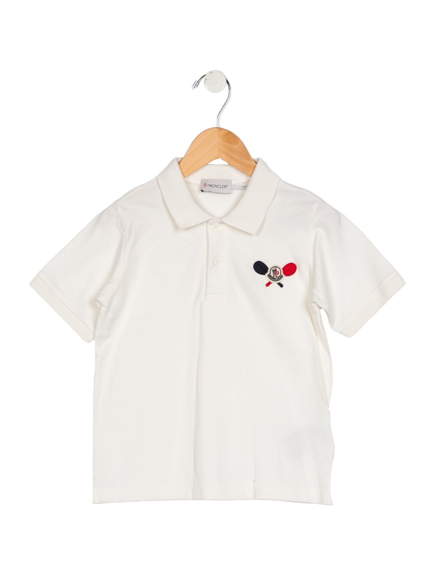 Moncler Boy's neutral button up t shirt