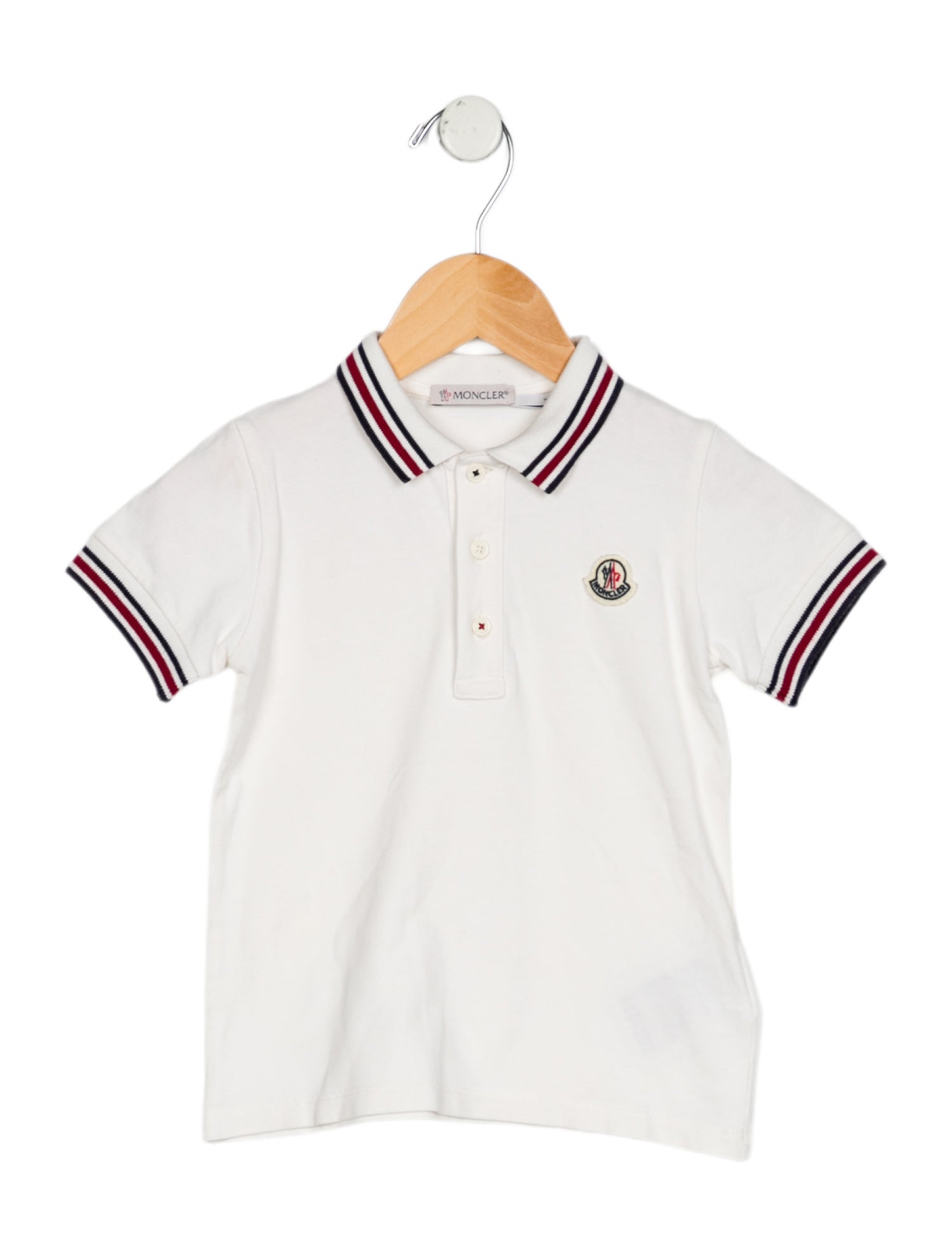 Moncler Boy's neutral button up t shirt