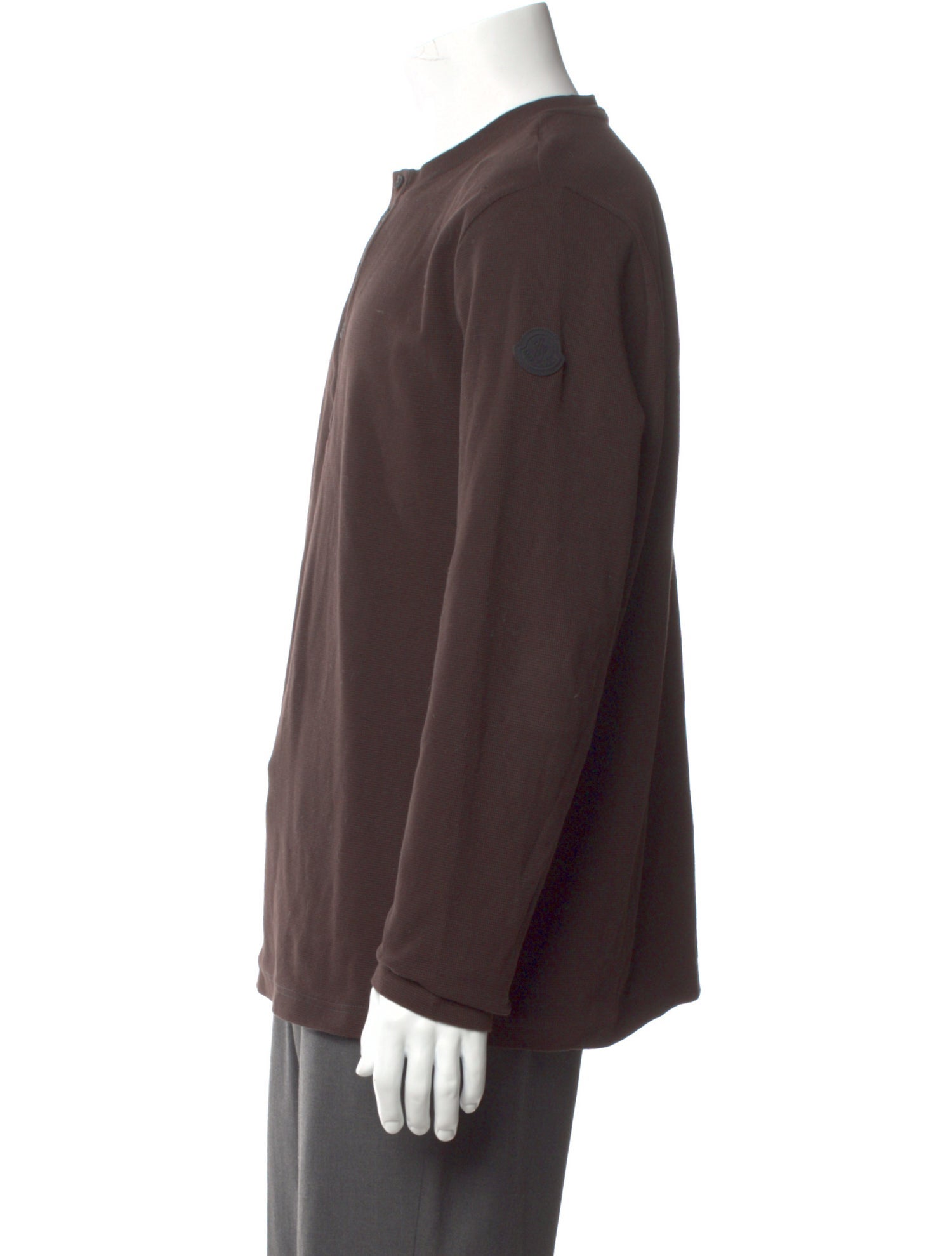 Moncler Crew Neck Long Sleeve Henley