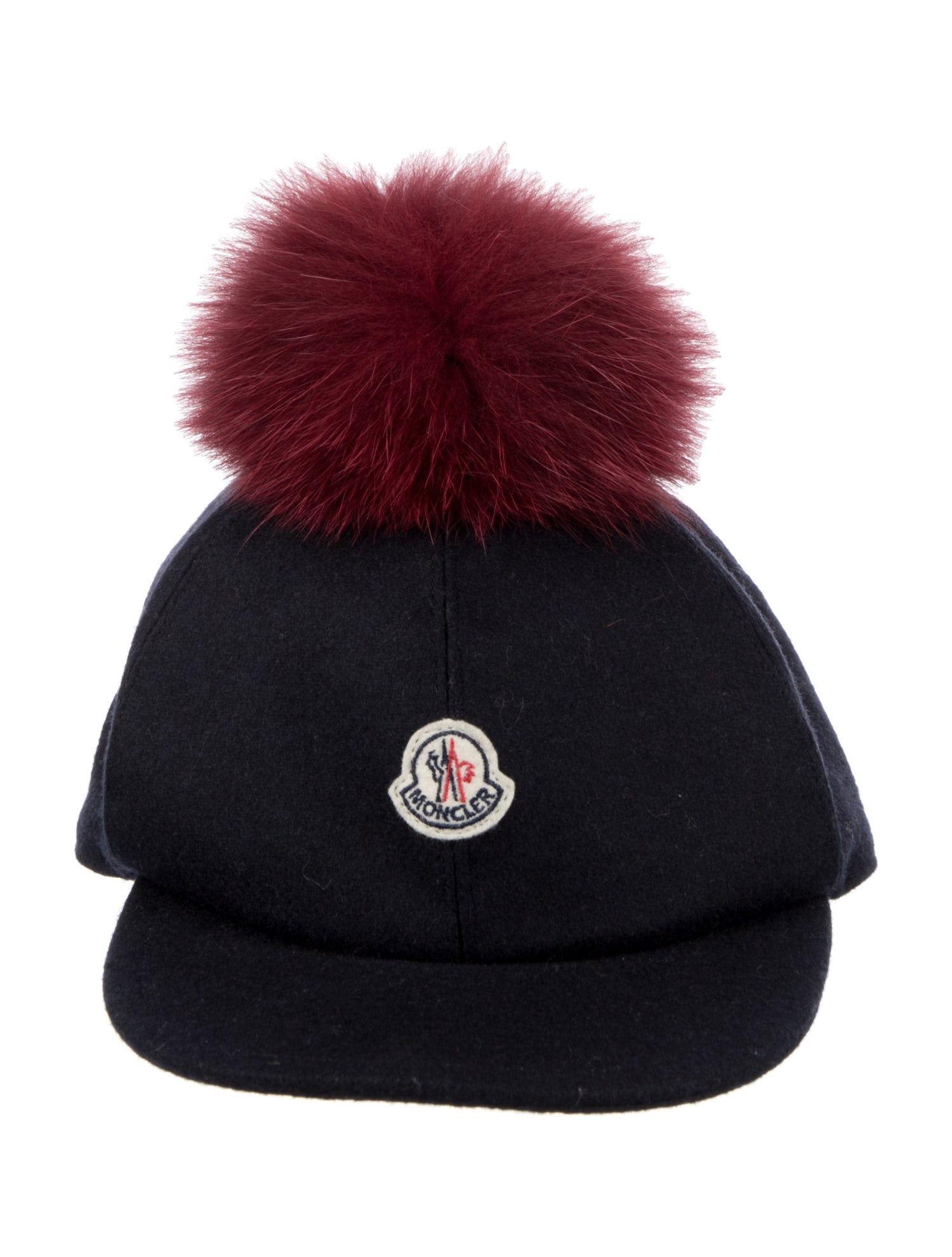 Moncler Wool Pom Pom Baseball cap