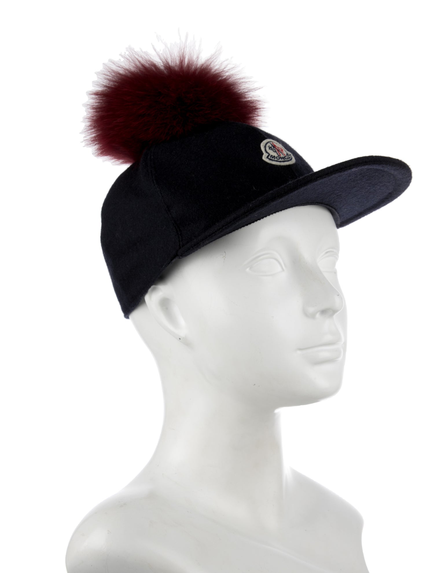 Moncler Wool Pom Pom Baseball cap