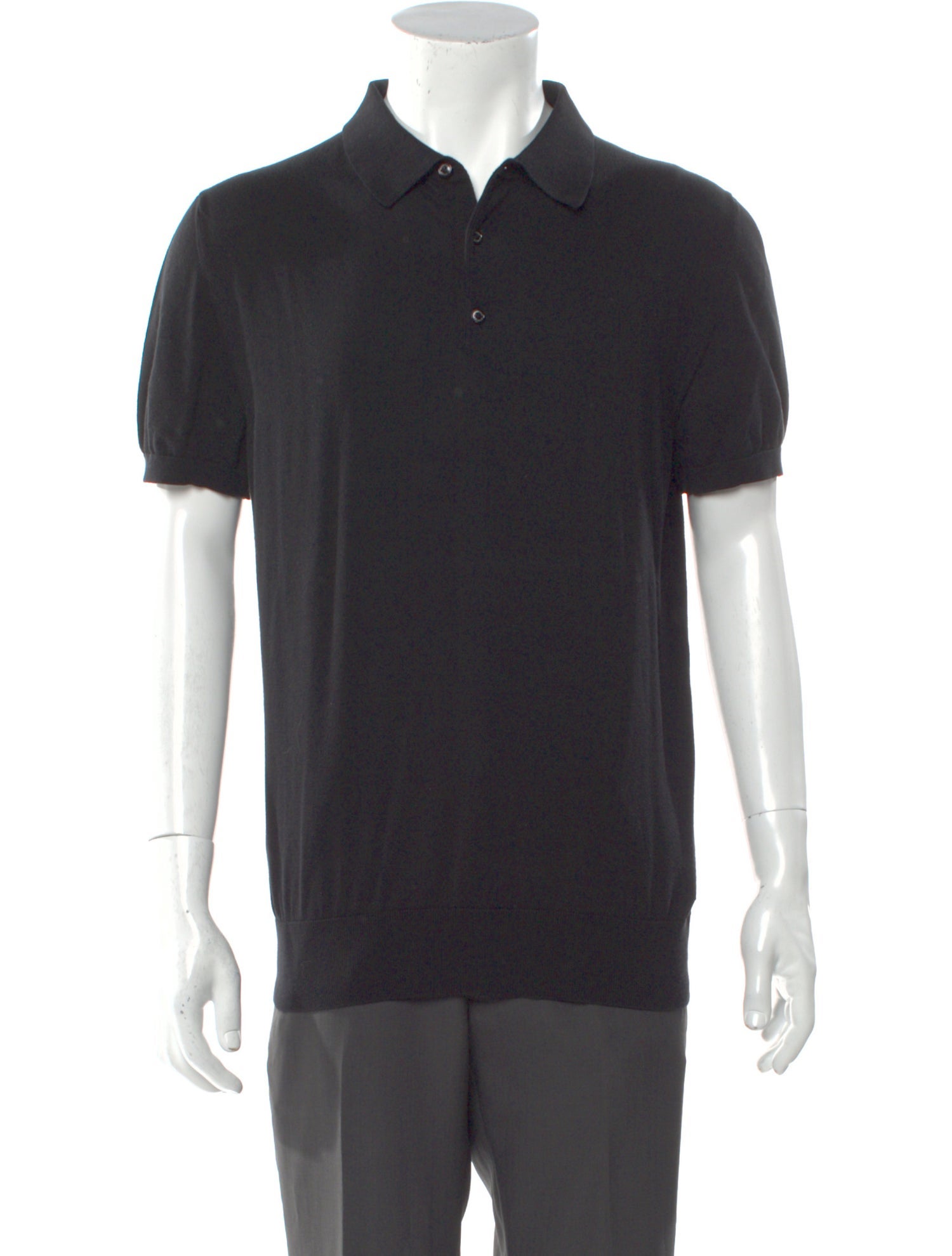 Moncler Crew Neck Short Sleeve Polo Shirt