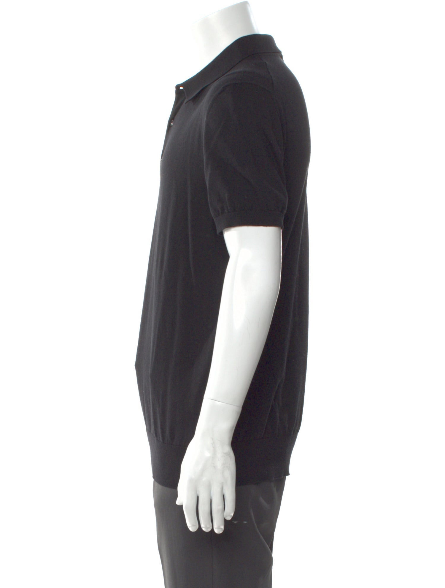 Moncler Crew Neck Short Sleeve Polo Shirt