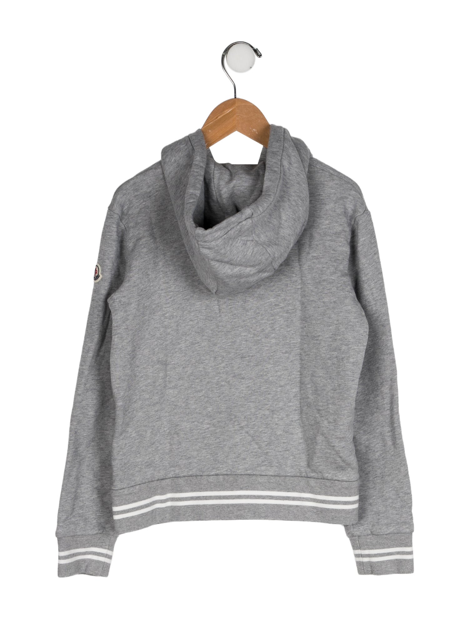 Moncler Embroidered Accent Hooded Jacket