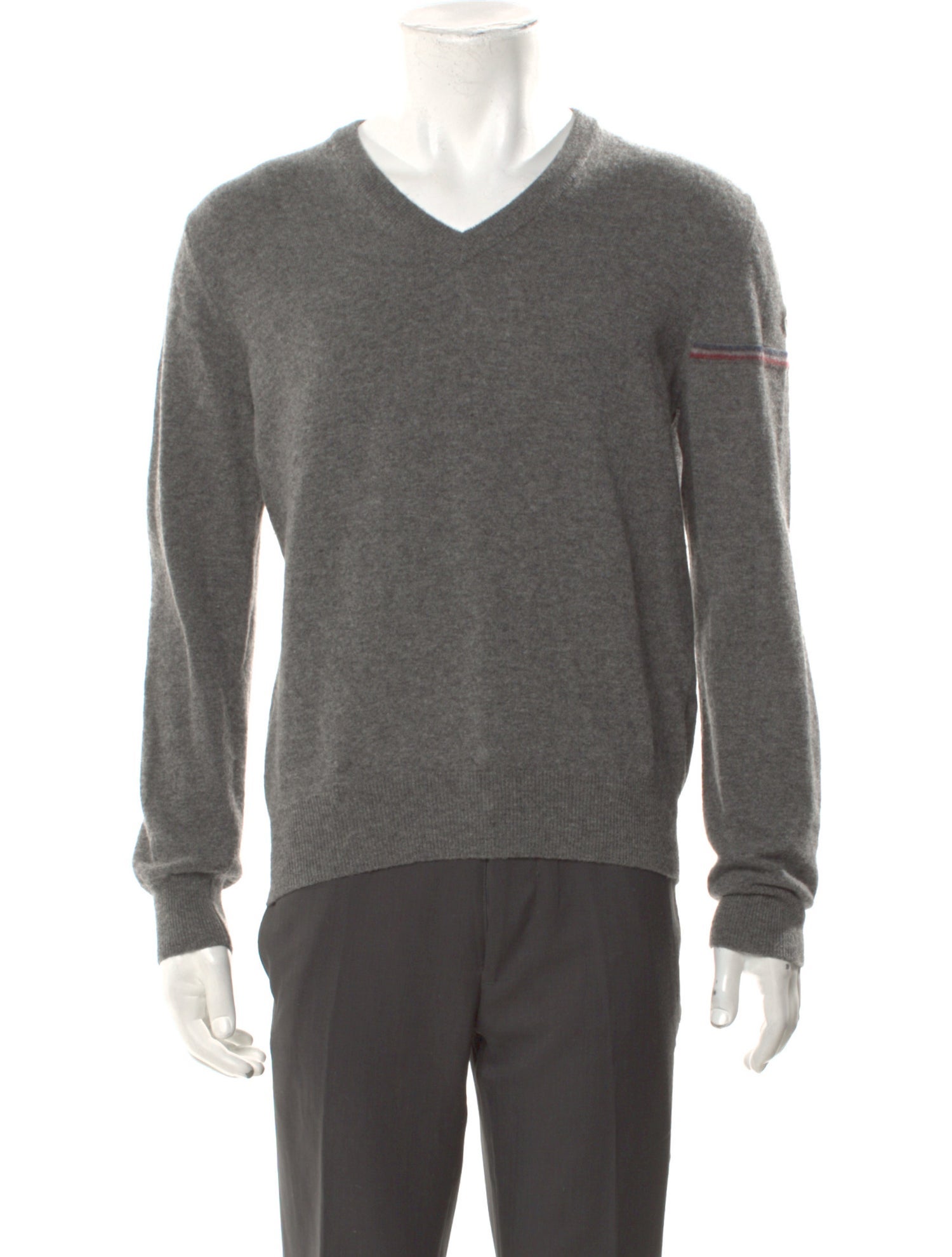Moncler Wool V-Neck Pullover