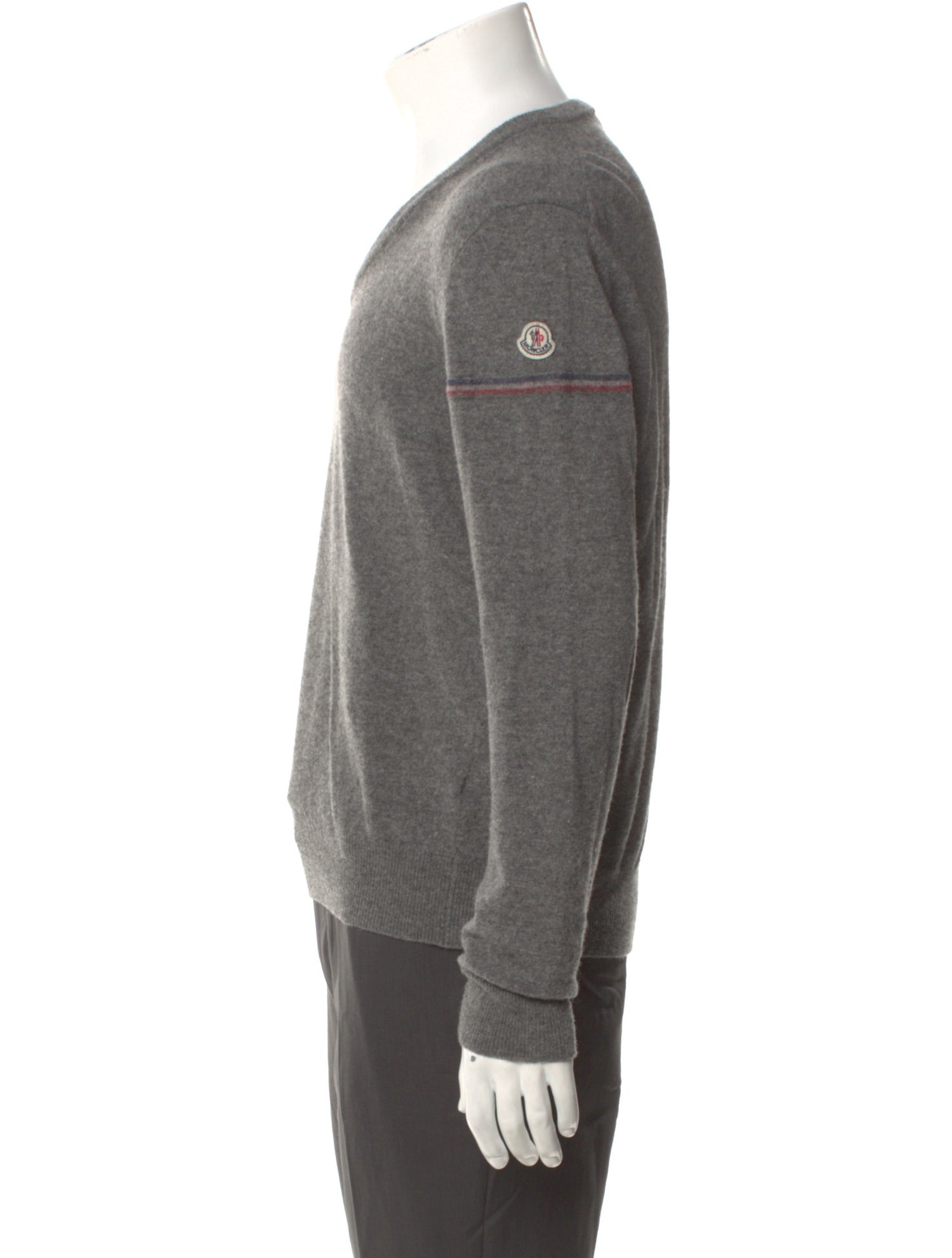 Moncler Wool V-Neck Pullover