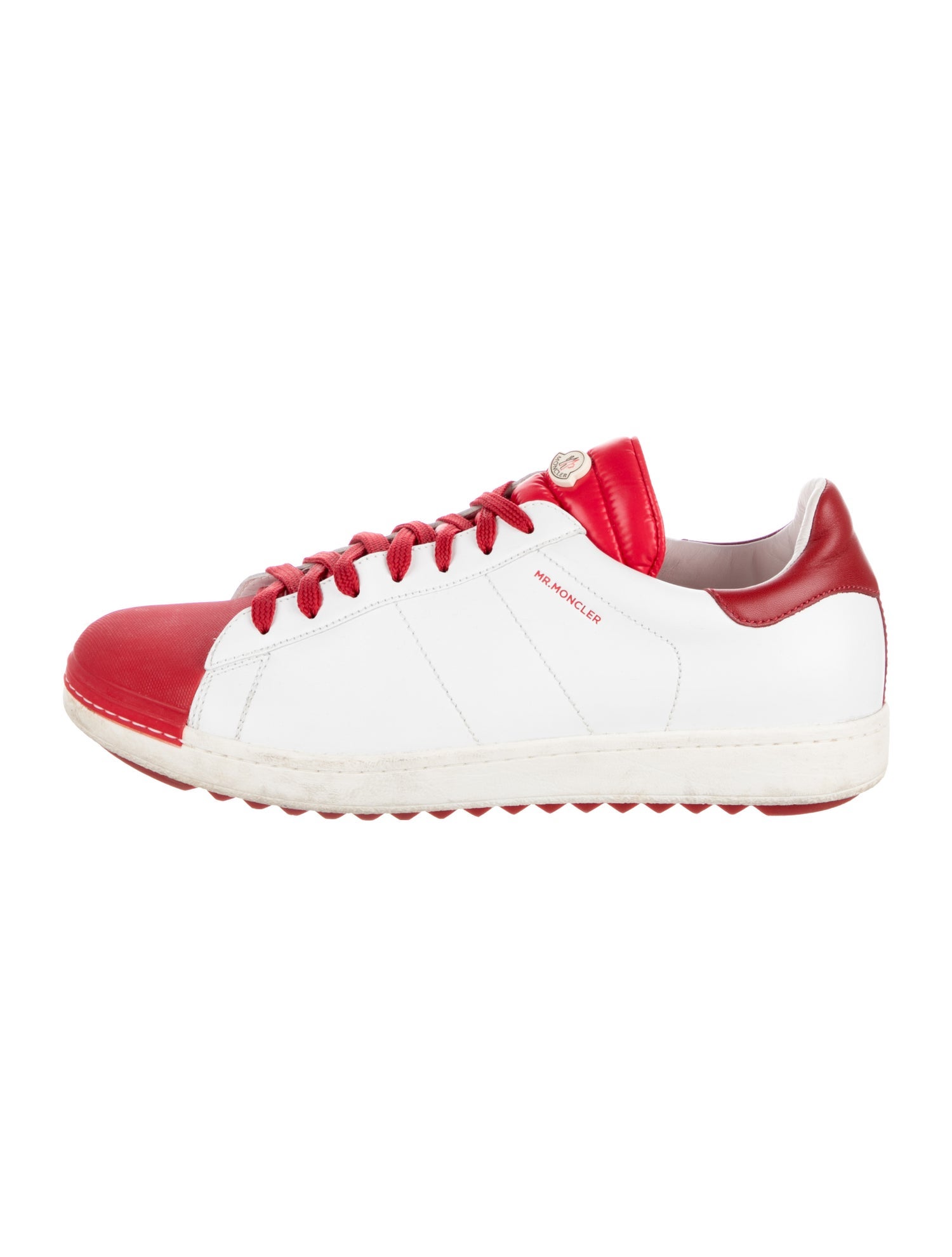 Moncler Signature Logo Leather Sneakers