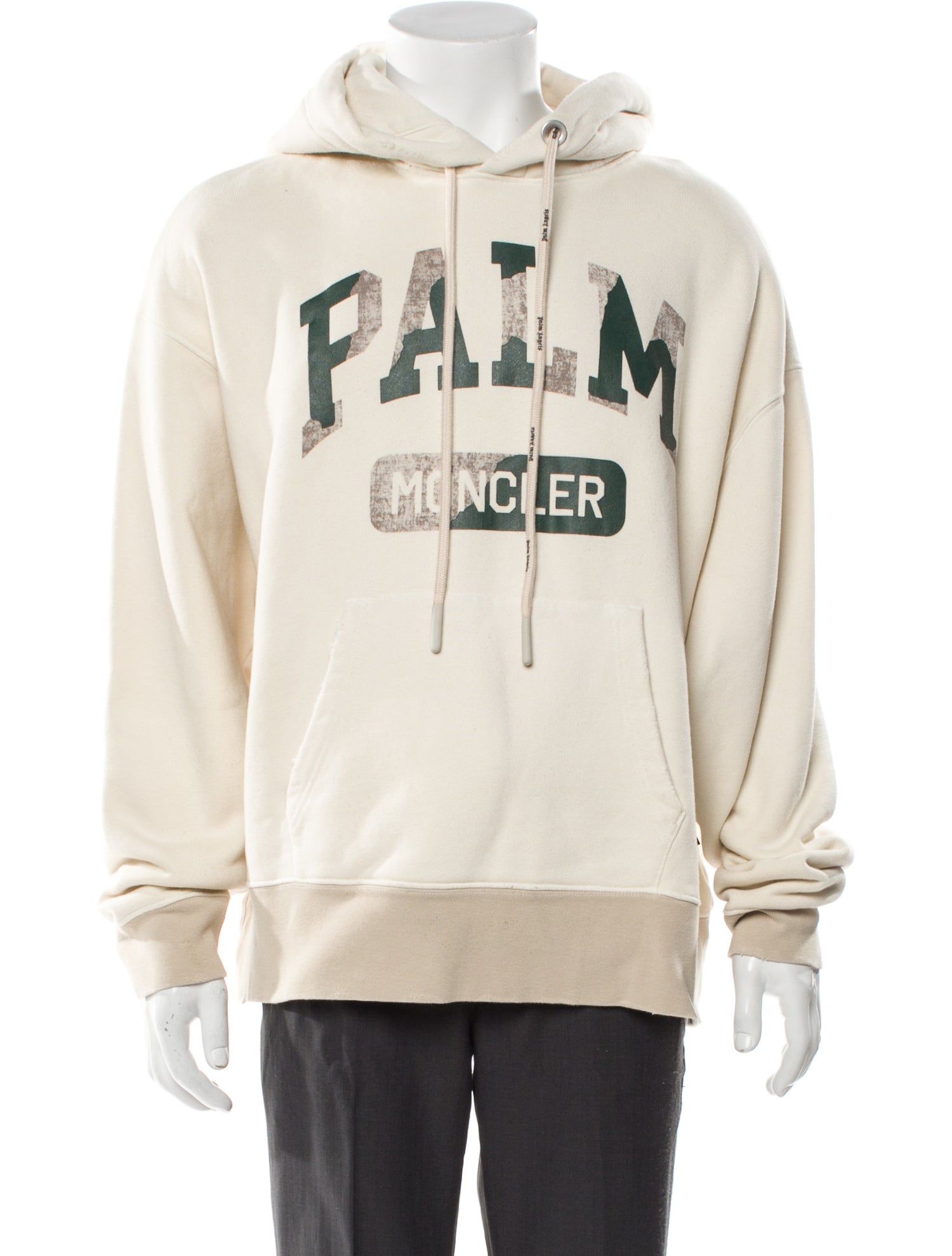 Moncler x Palm Angels Graphic Print Crew Neck Hoodie