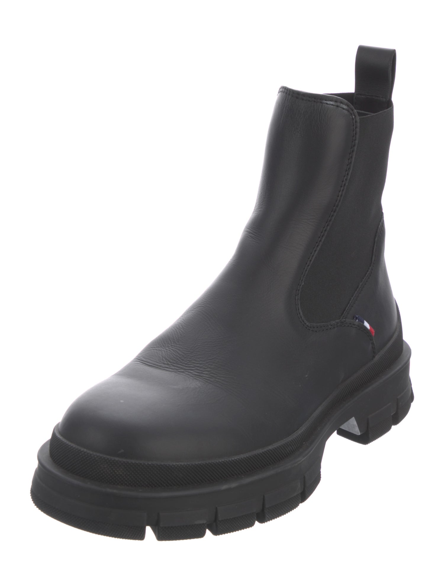 Moncler Leather Chelsea Boots