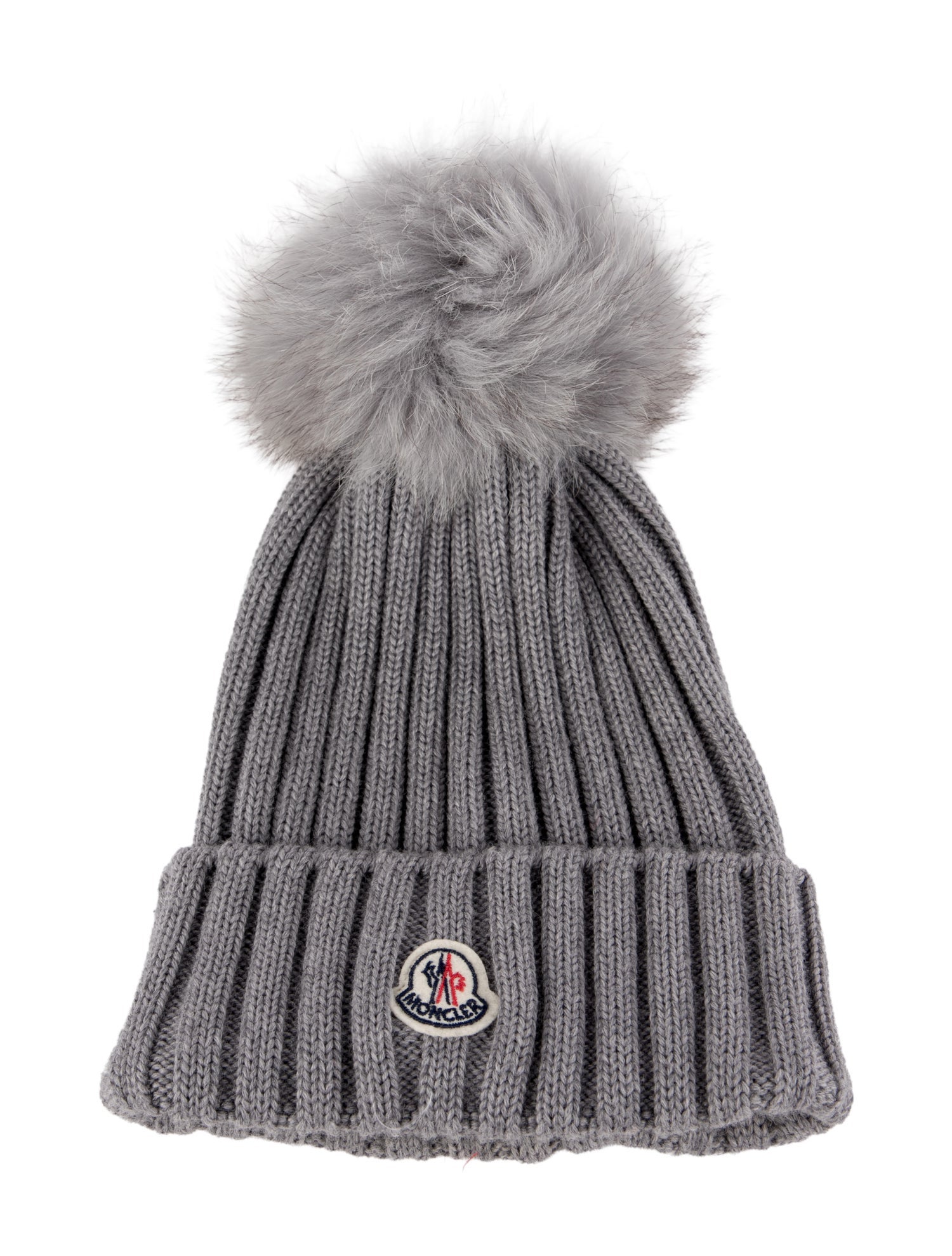 ☆MONCLER☆モンクレール ラメ入りボアキャップ グレー Moncler Moncler Winter Pom Pom - Grey Hats, Accessories