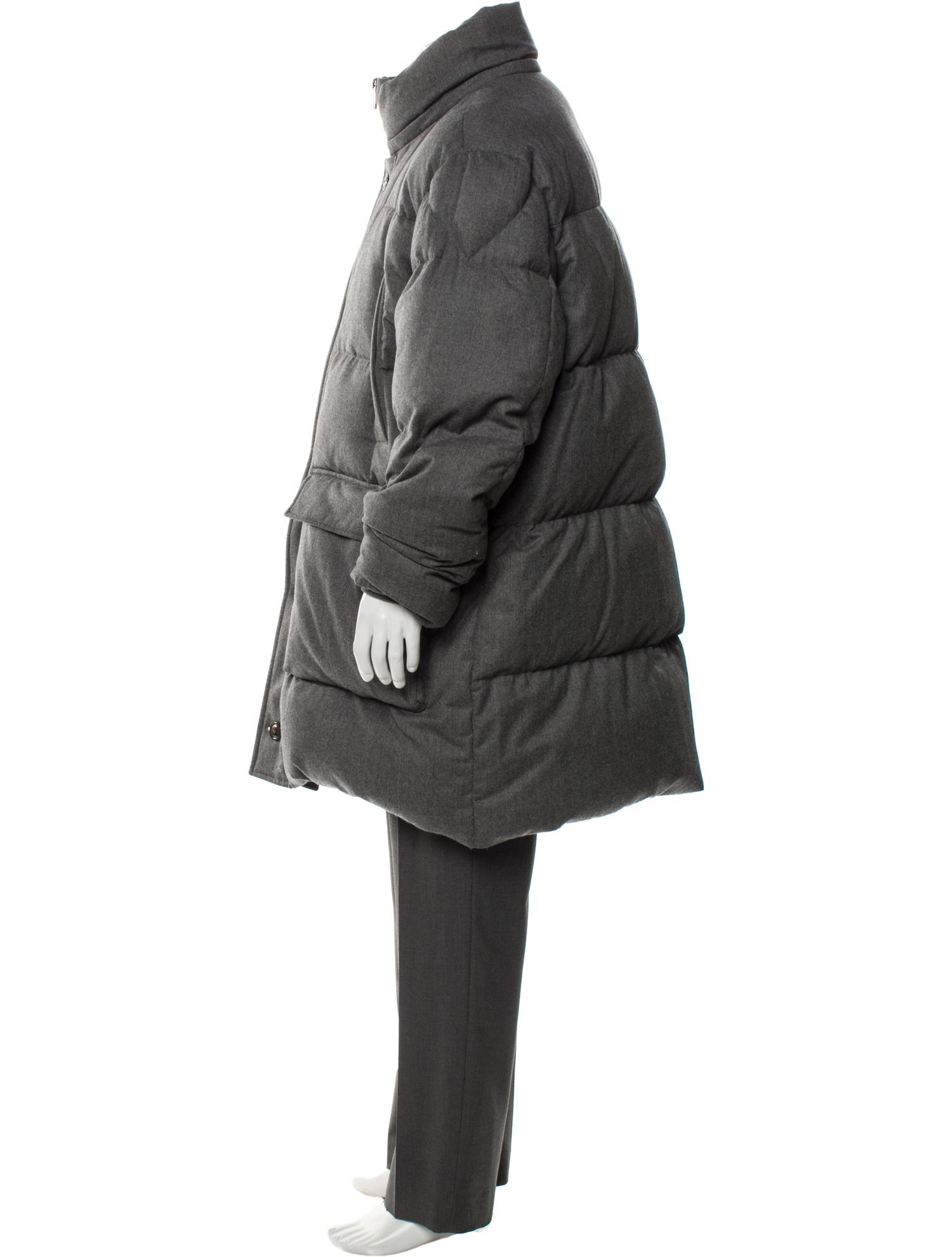 Moncler Virgin Wool Puffer Coat