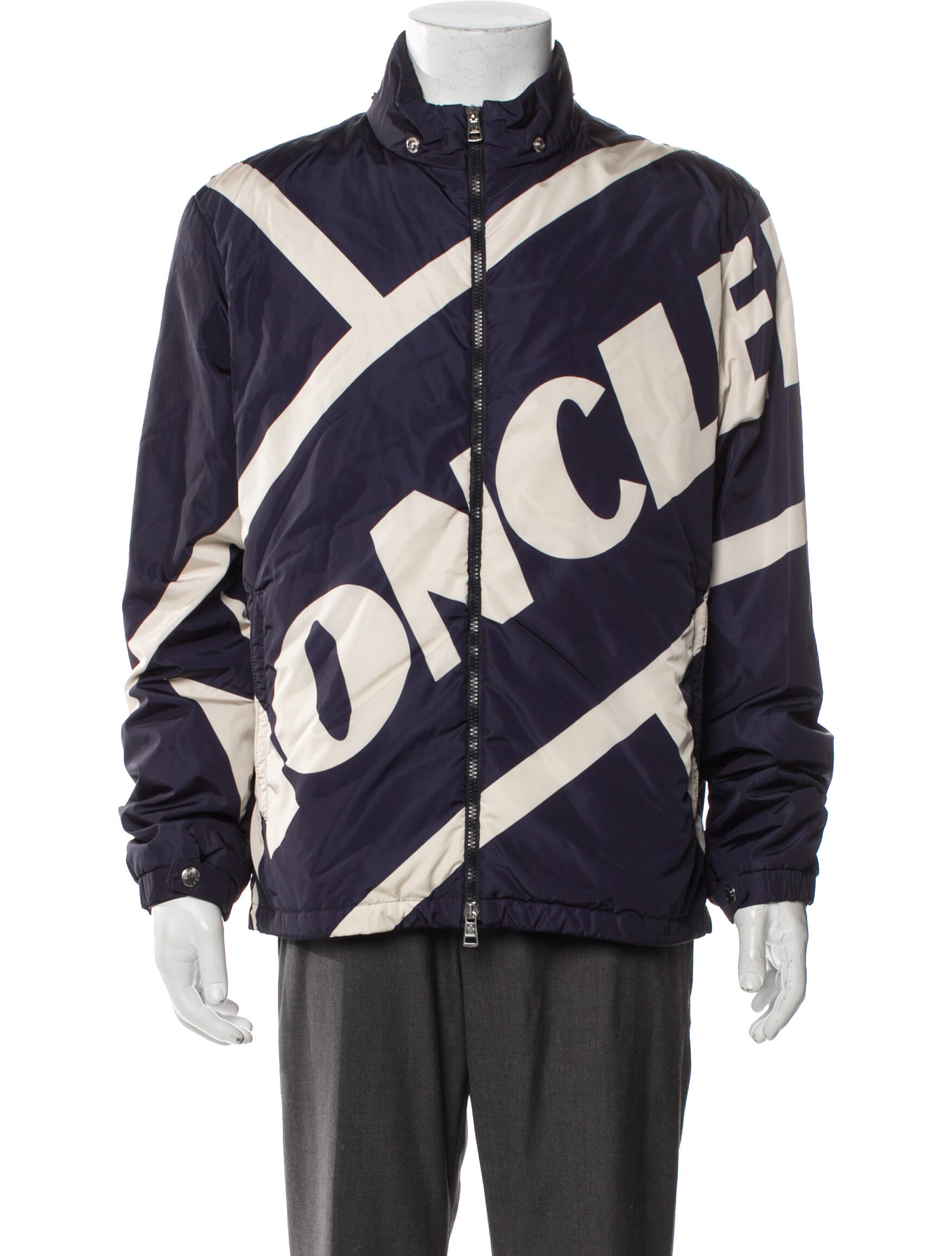 Moncler Colorblock Pattern Windbreaker
