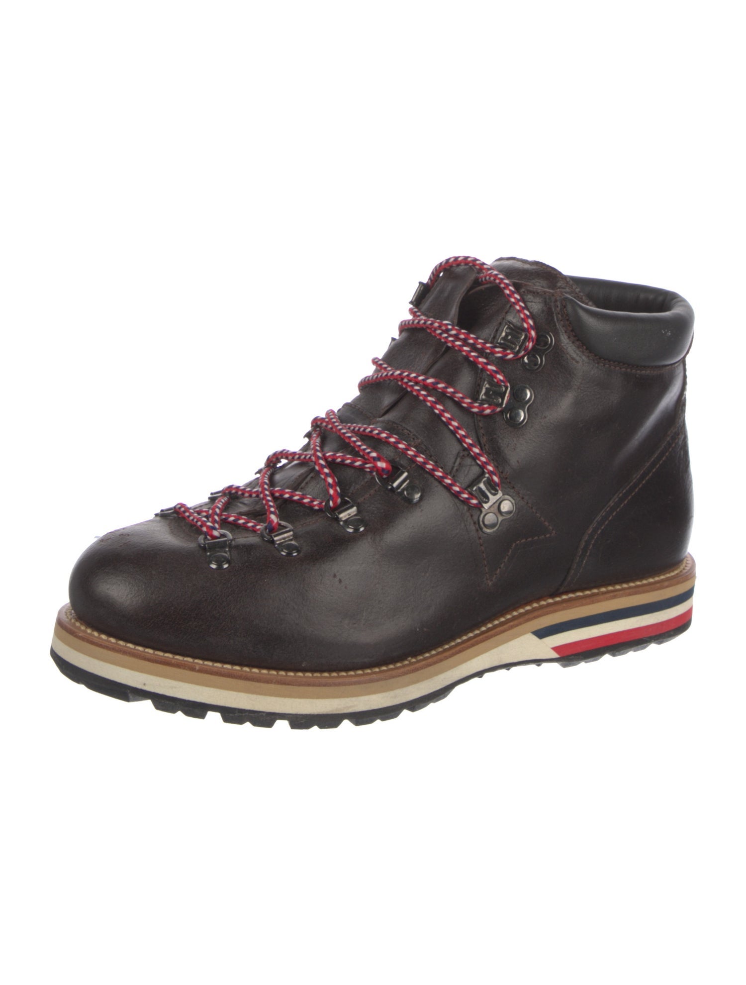 Moncler Leather Hiking Boots
