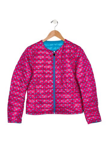 Pre-owned Moncler Polka Dot Print Down Jacket In Multi