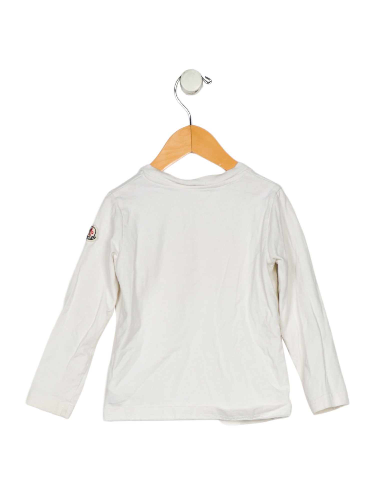 Moncler Cotton neutral graphic long sleeve shirt