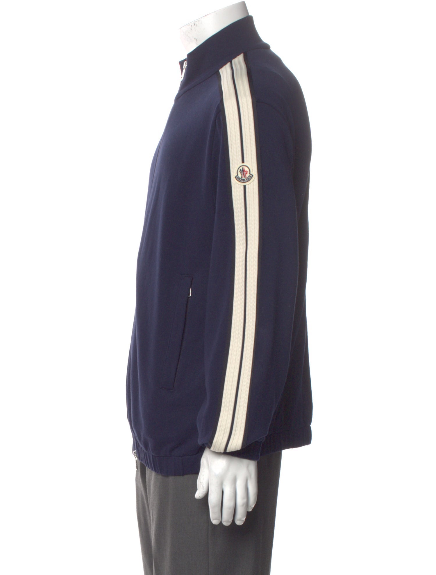 Moncler Mock Neck Long Sleeve Cardigan