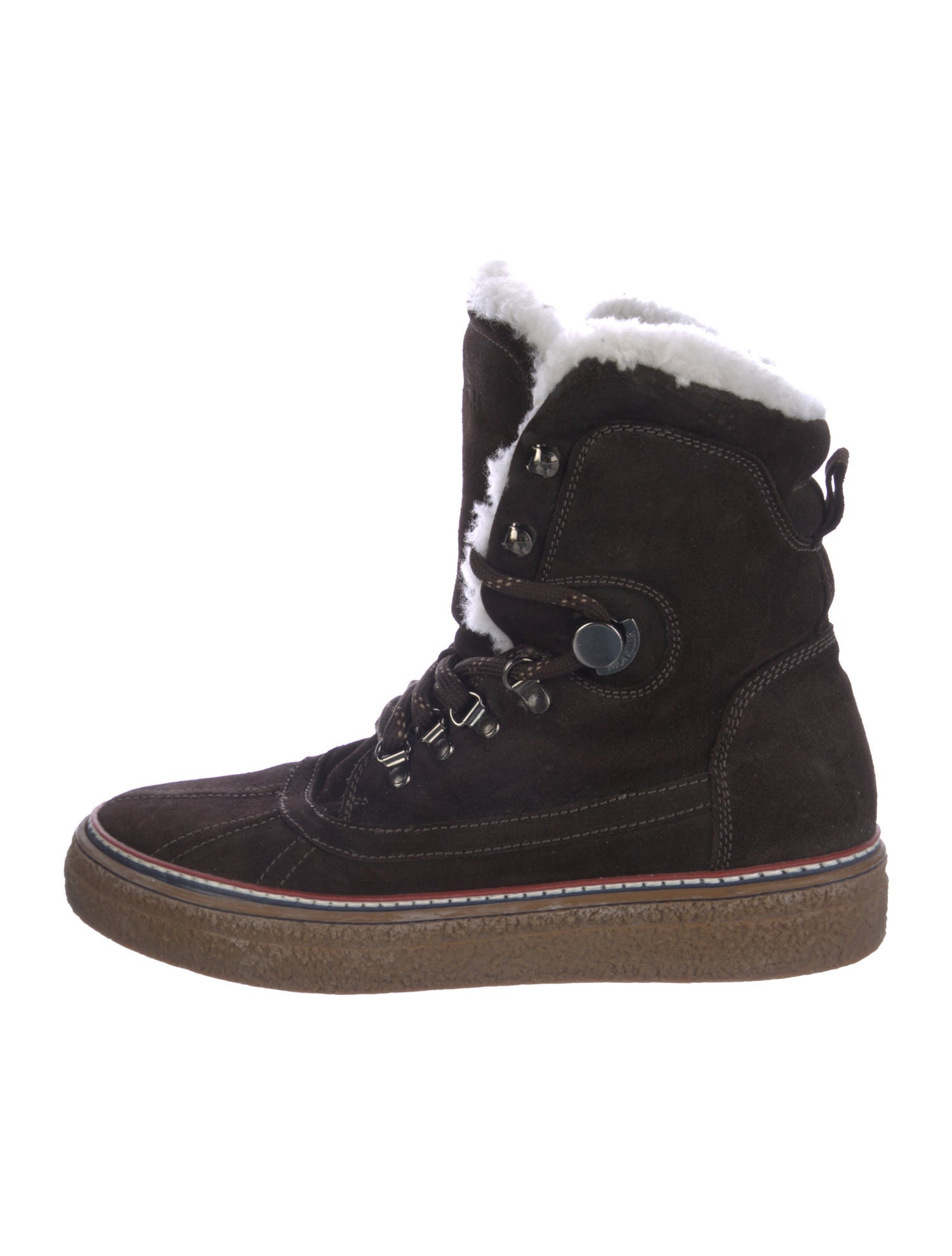 Moncler Suede Hiking Boots