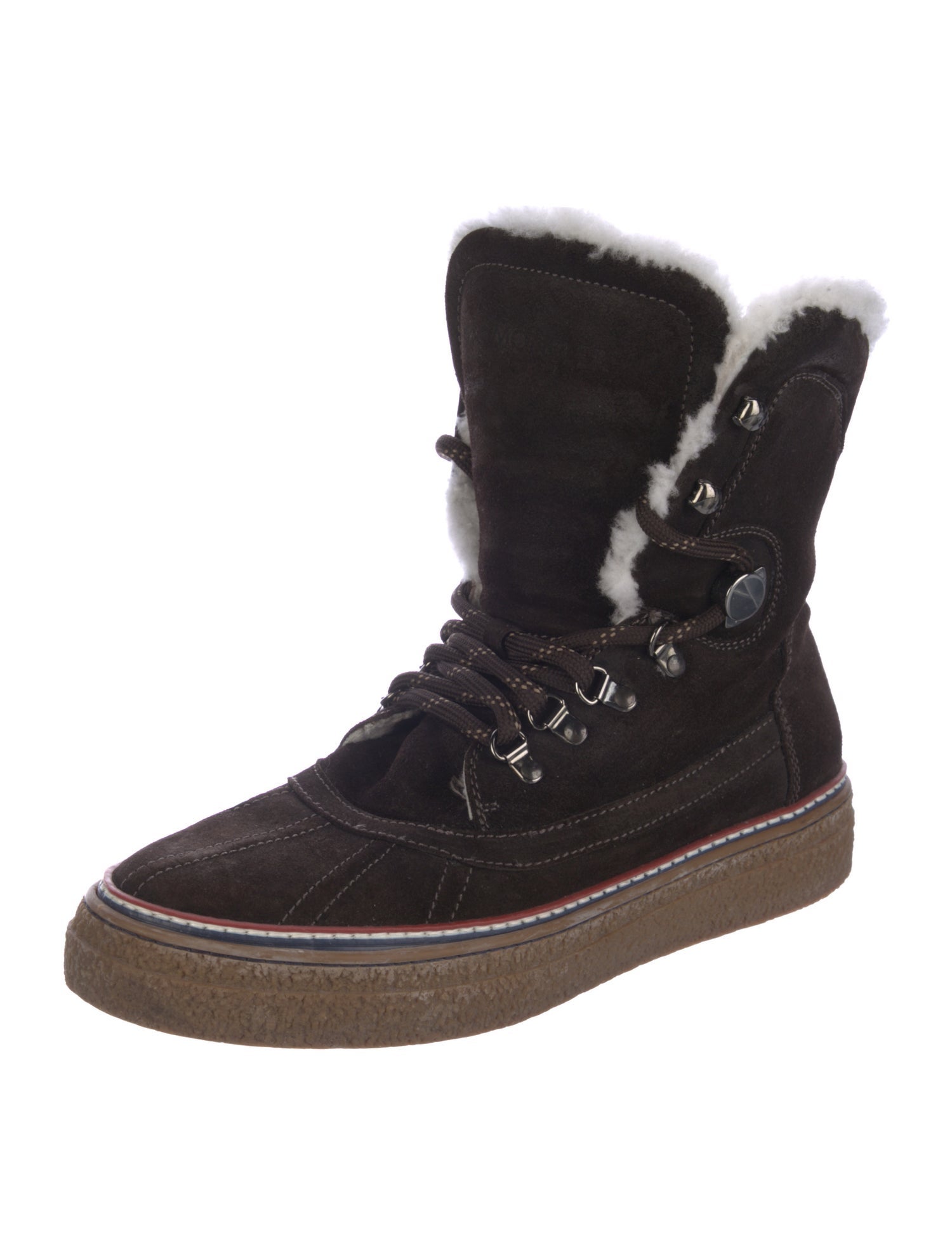 Moncler Suede Hiking Boots