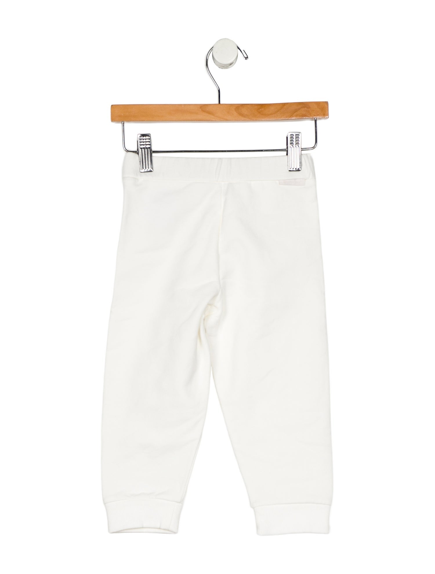 Moncler Cotton neutral leggings with elastic waist