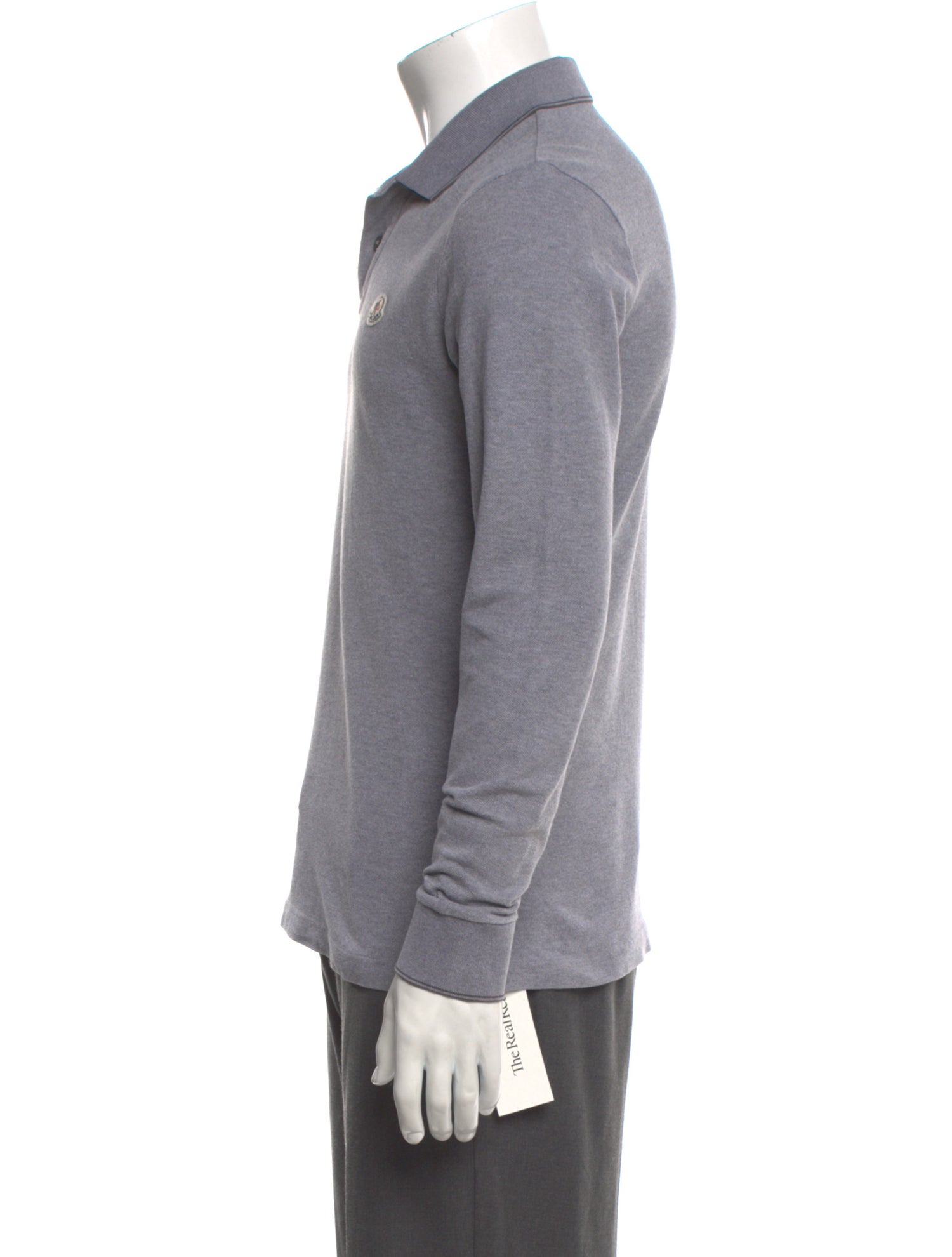 Moncler Collar Long Sleeve Polo Shirt