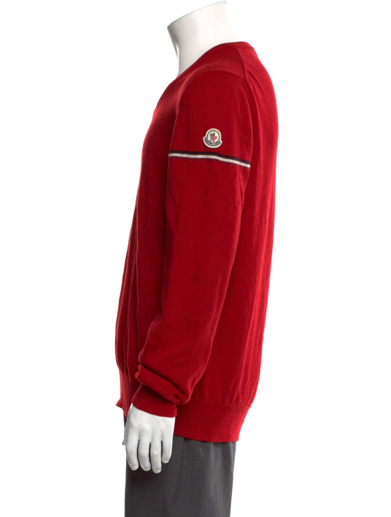 Moncler Virgin Wool V-Neck Pullover