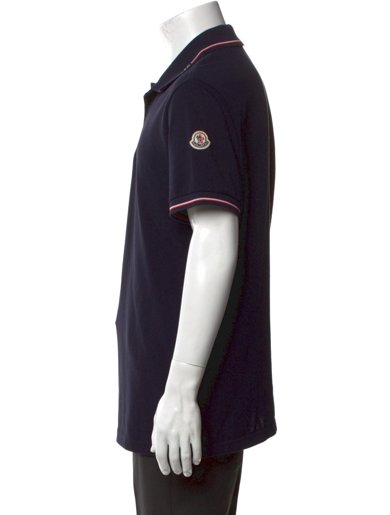 Moncler Collar Short Sleeve Polo Shirt