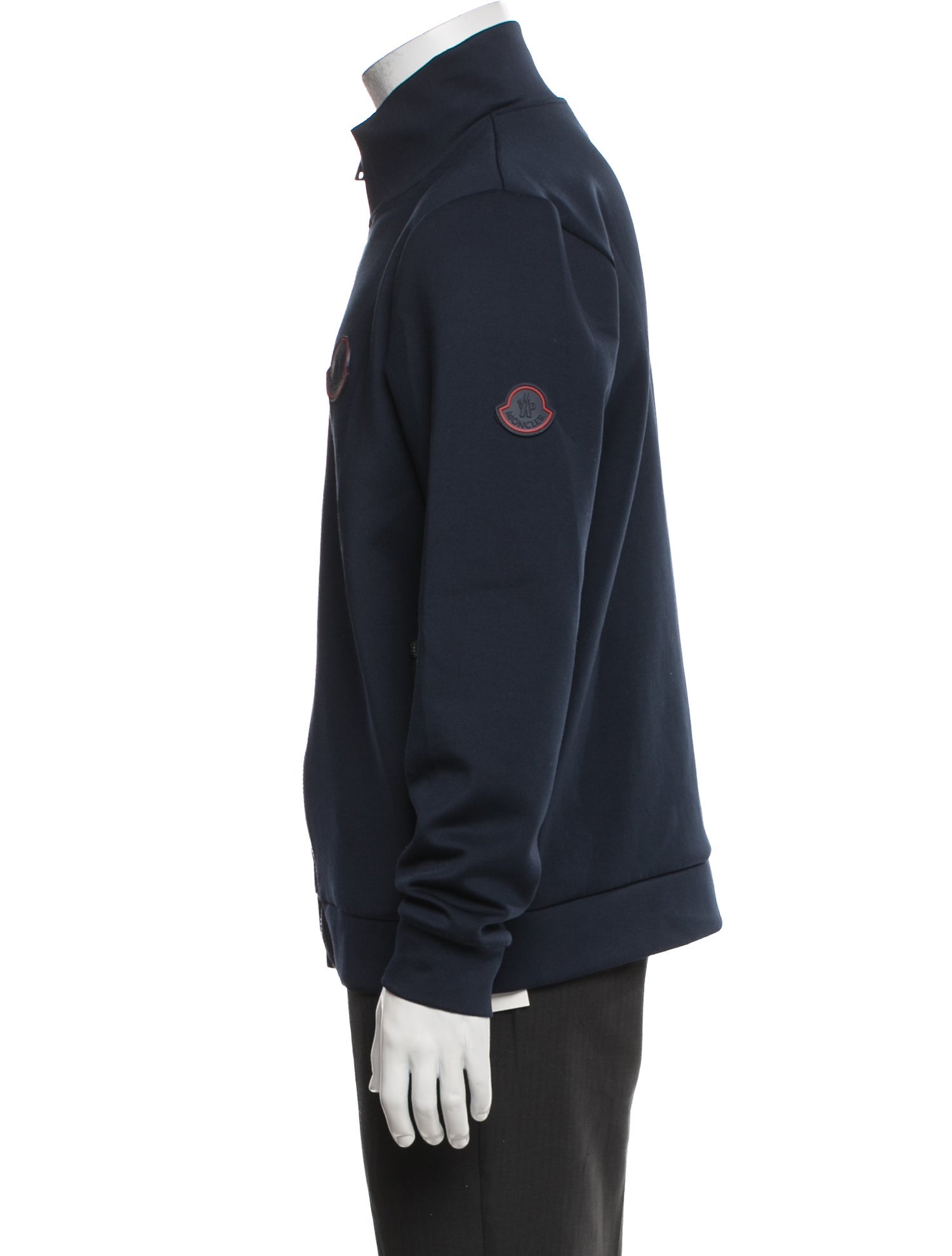 Moncler Mock Neck Long Sleeve Pullover