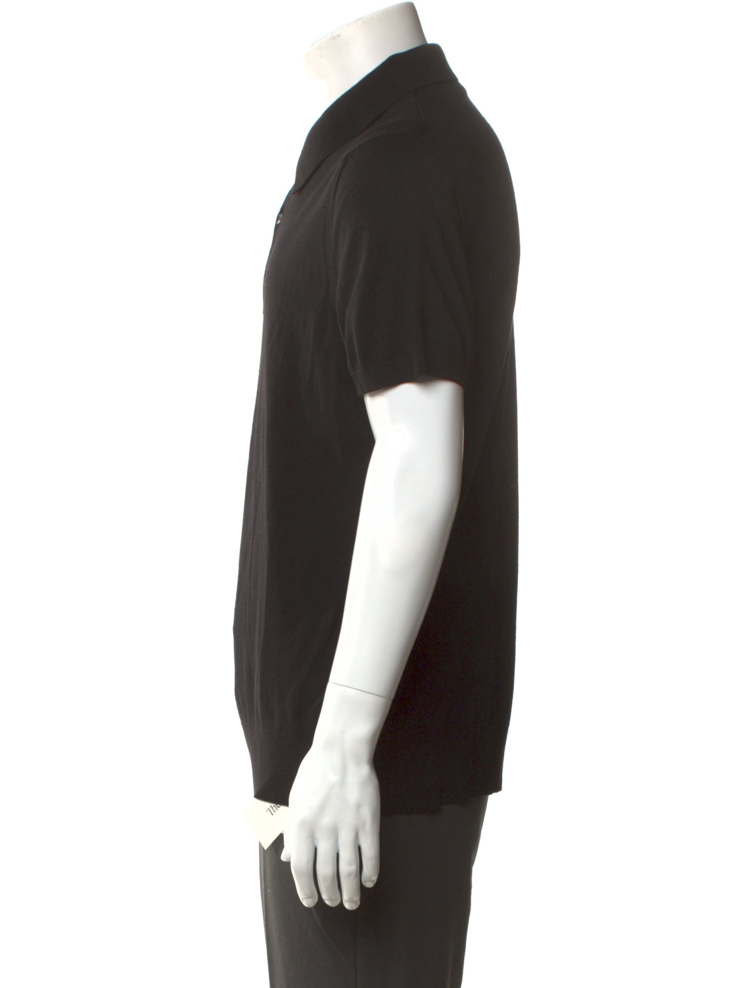 Moncler Virgin Wool Collar Polo Shirt