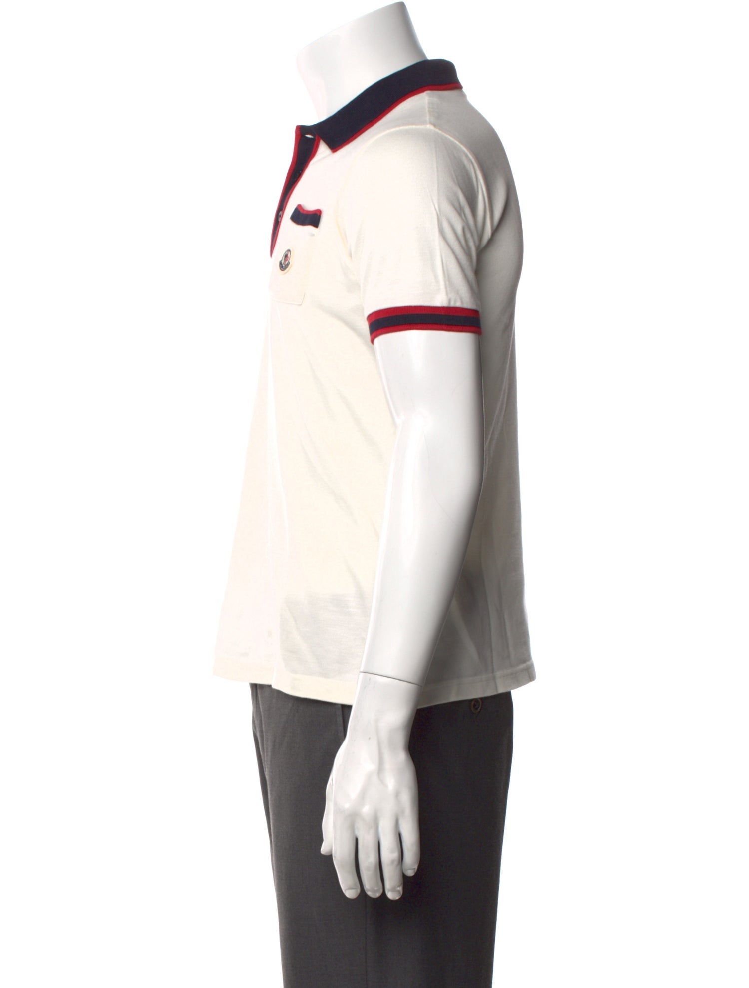 Moncler Signature Logo Collar Polo Shirt