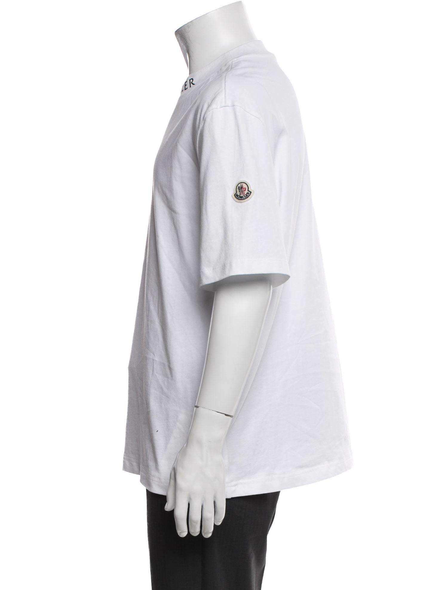 Moncler Mock Neck Short Sleeve T-Shirt