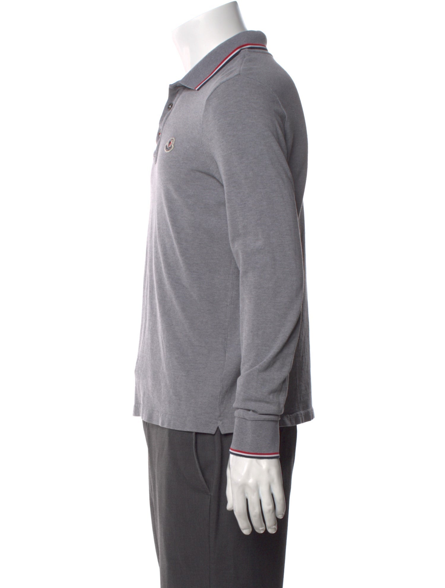 Moncler Signature Logo Collar Polo Shirt