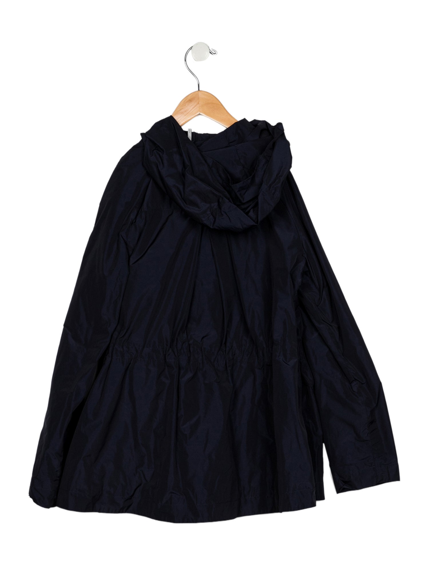 Moncler Girls' Hooded Solid Windbreaker