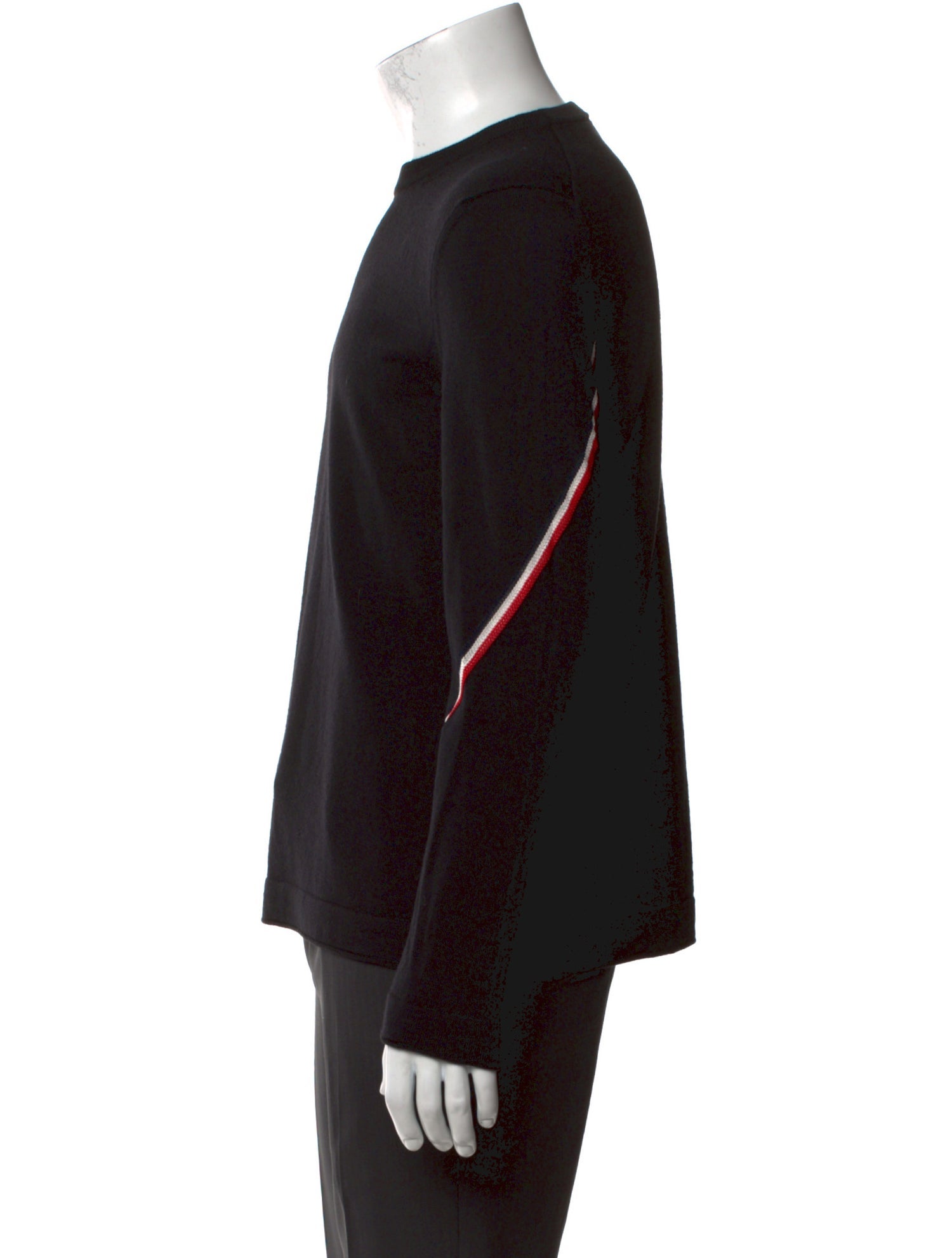 Moncler Colorblock Pattern Crew Neck Pullover