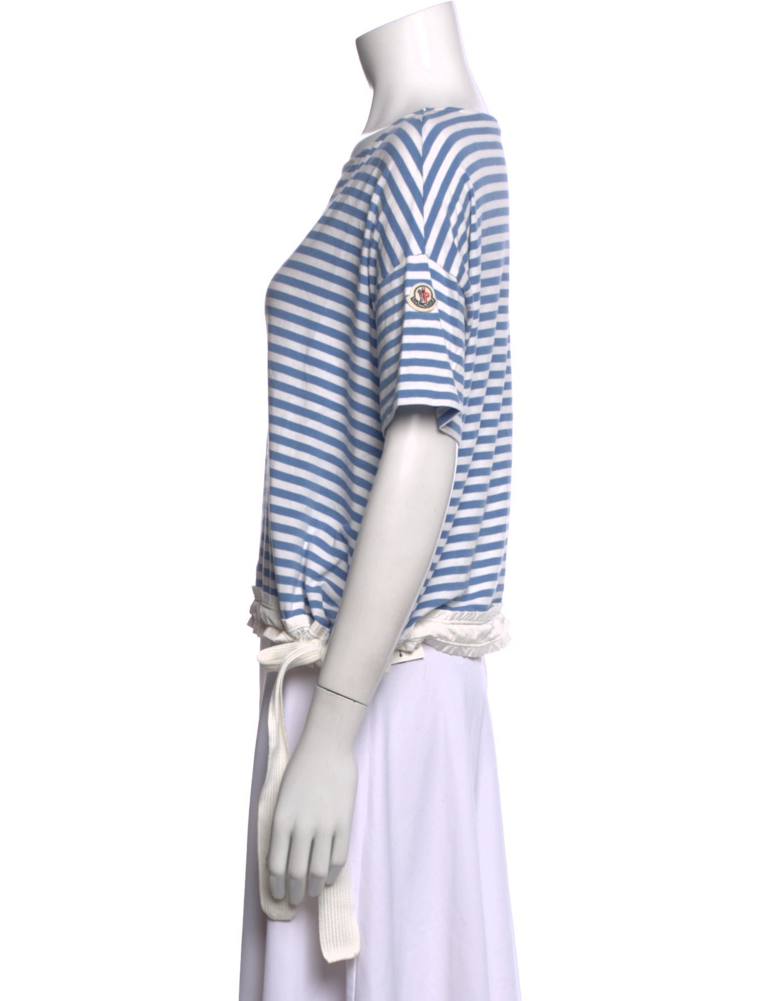 Moncler Striped Crew Neck T-Shirt