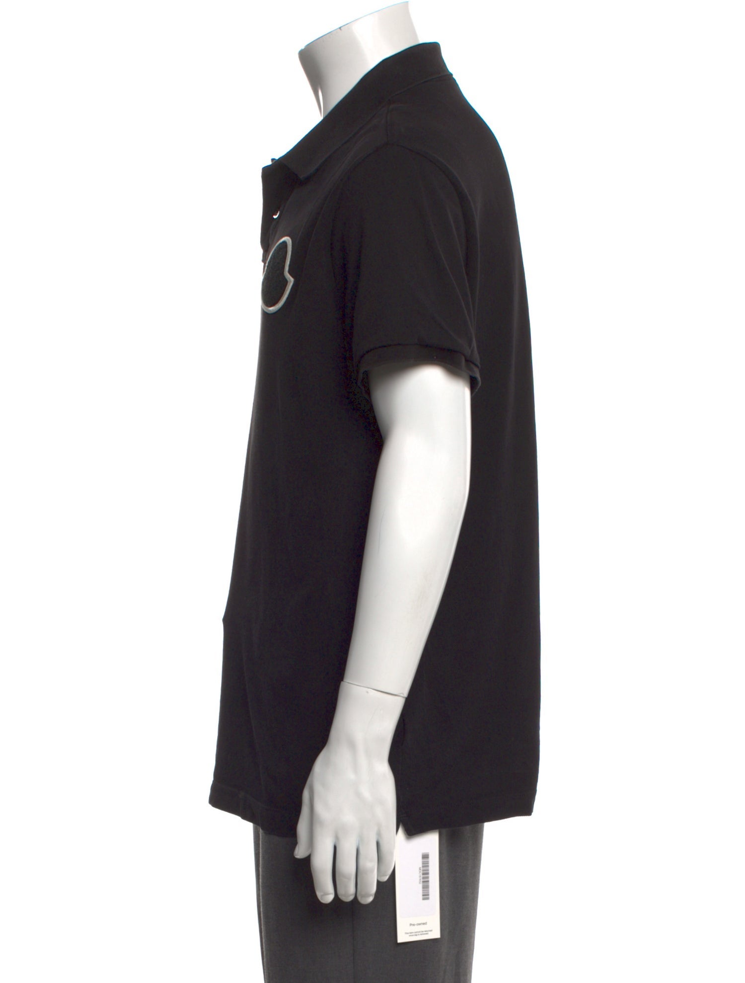 Moncler Signature Logo Collar Polo Shirt
