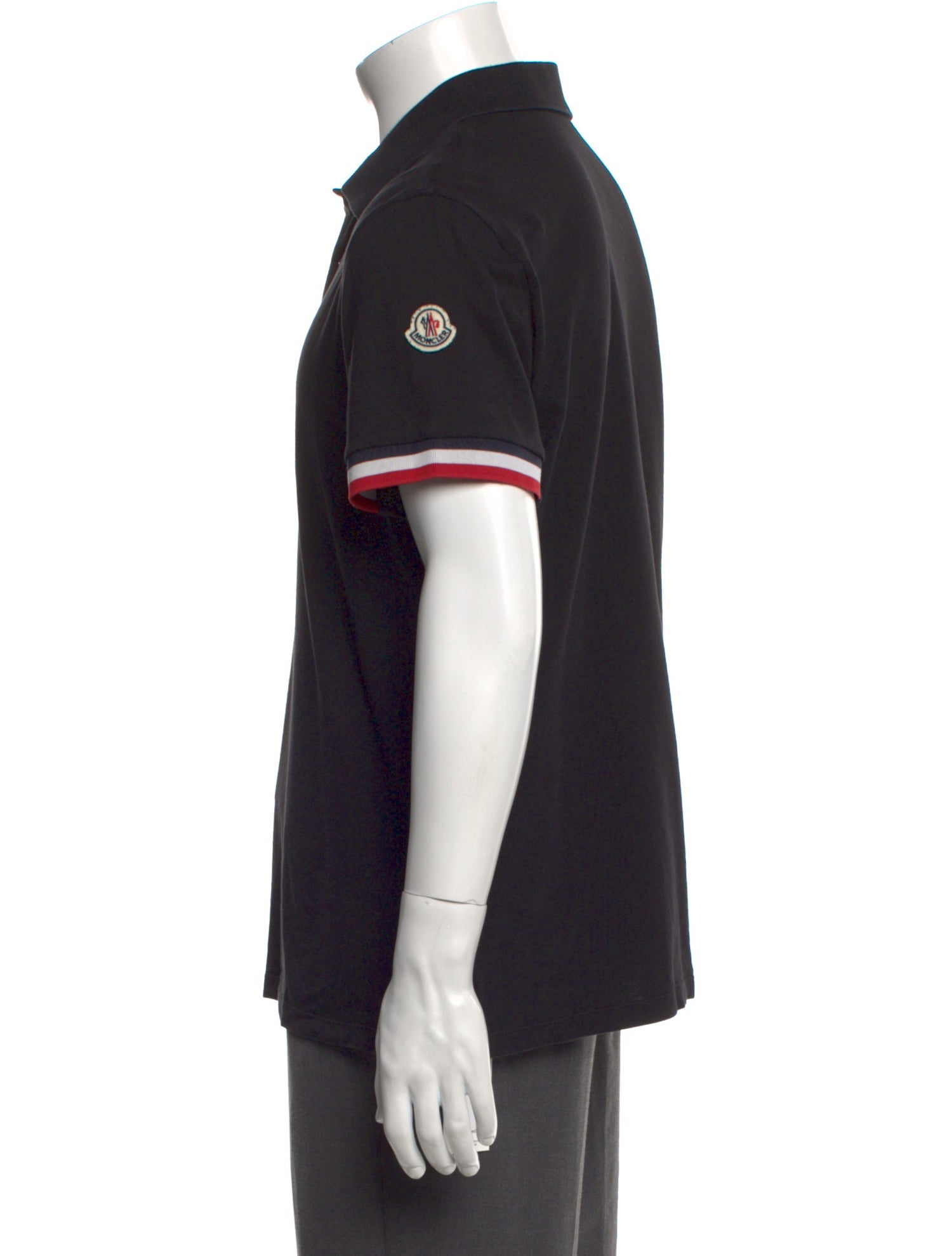 Moncler Collar Short Sleeve Polo Shirt