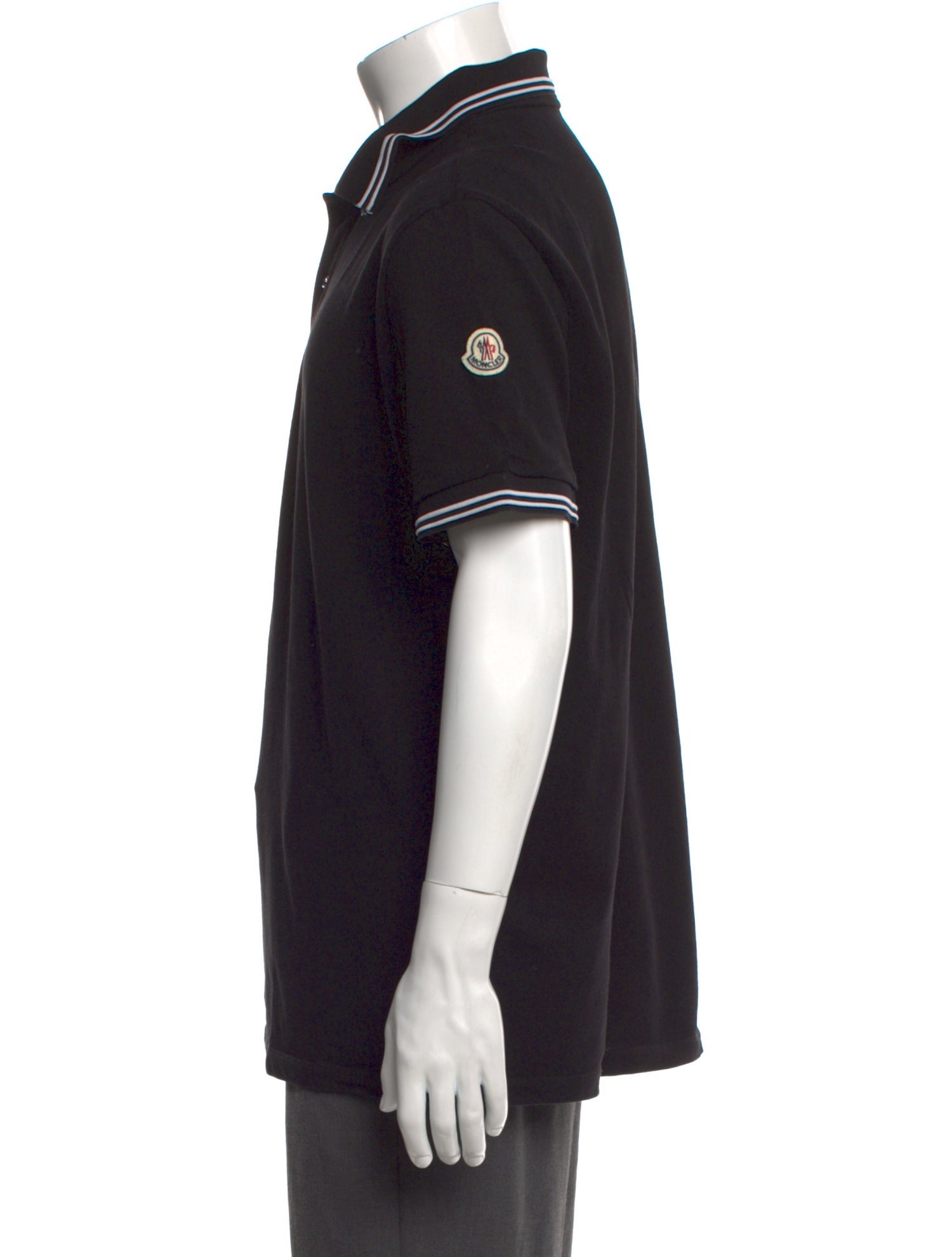 Moncler Collar Short Sleeve Polo Shirt