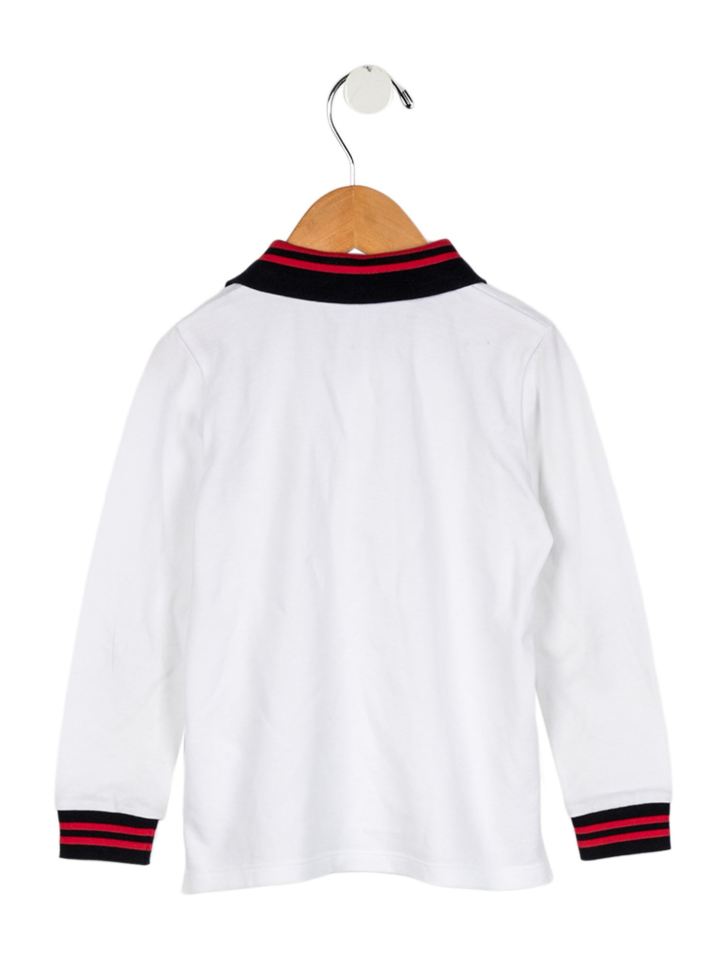 Moncler Solid Long Sleeve Polo