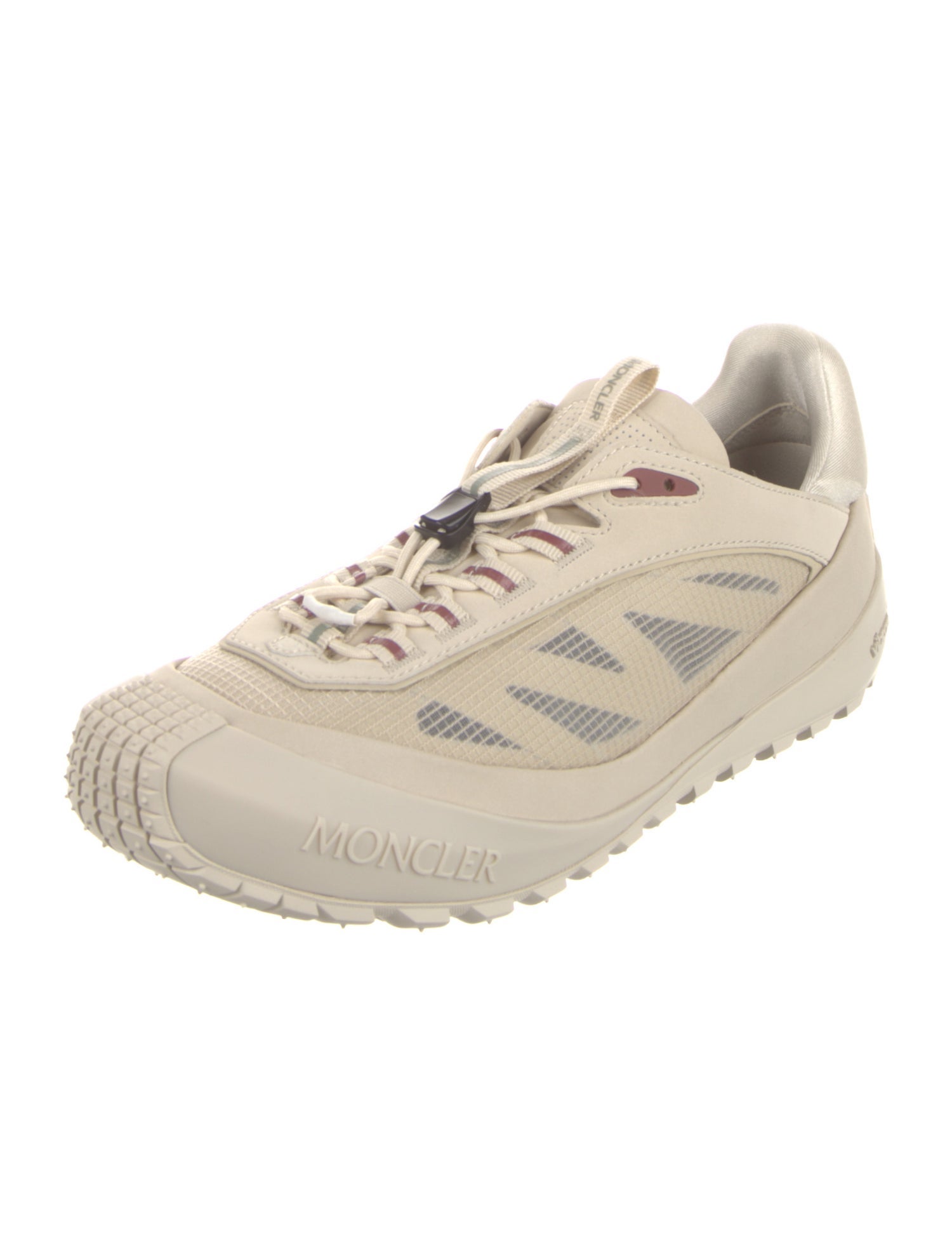 Moncler Nylon Graphic Print Athletic Sneakers w/ Tags