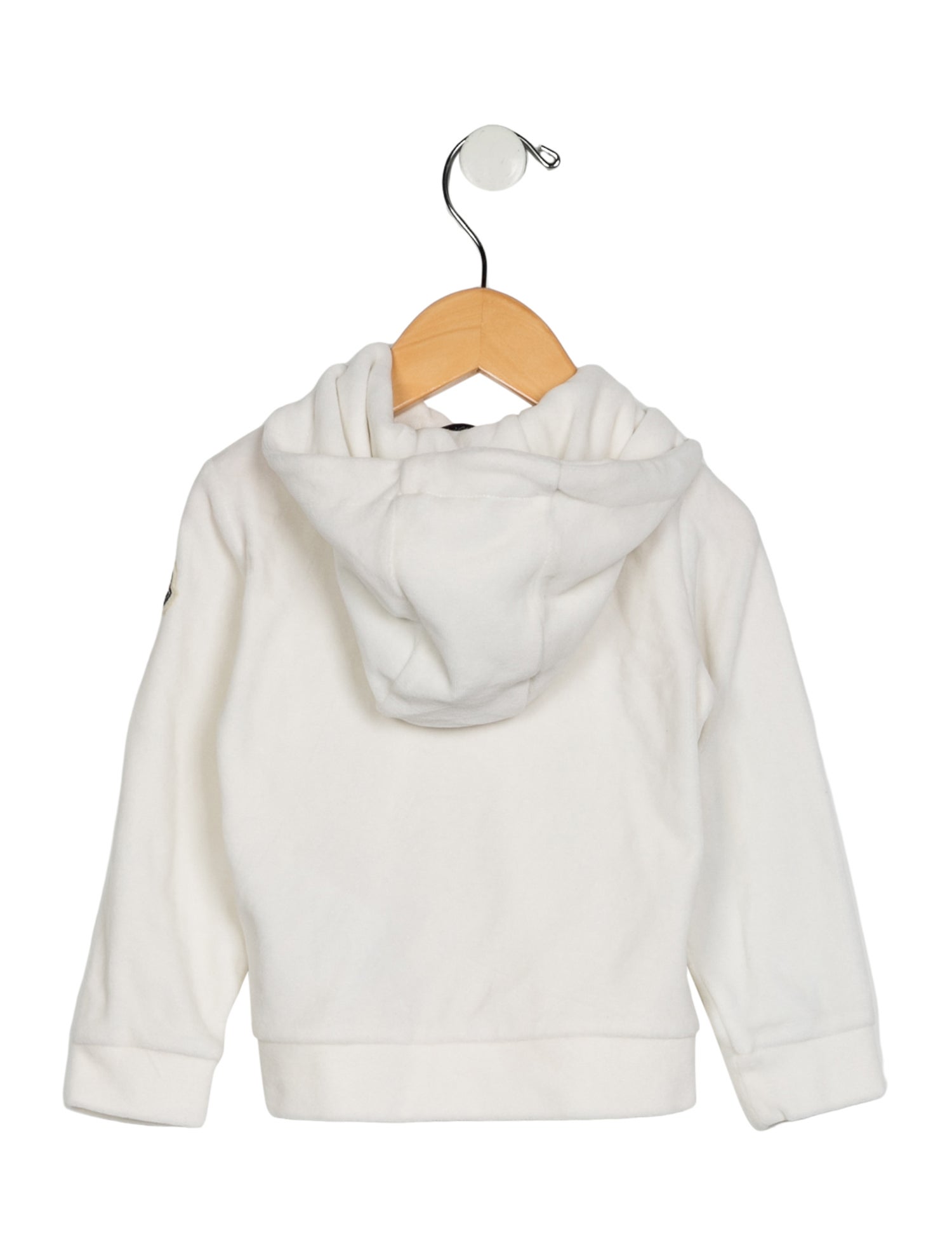 Moncler Toddler Girls' Velvet Embroidered Jacket