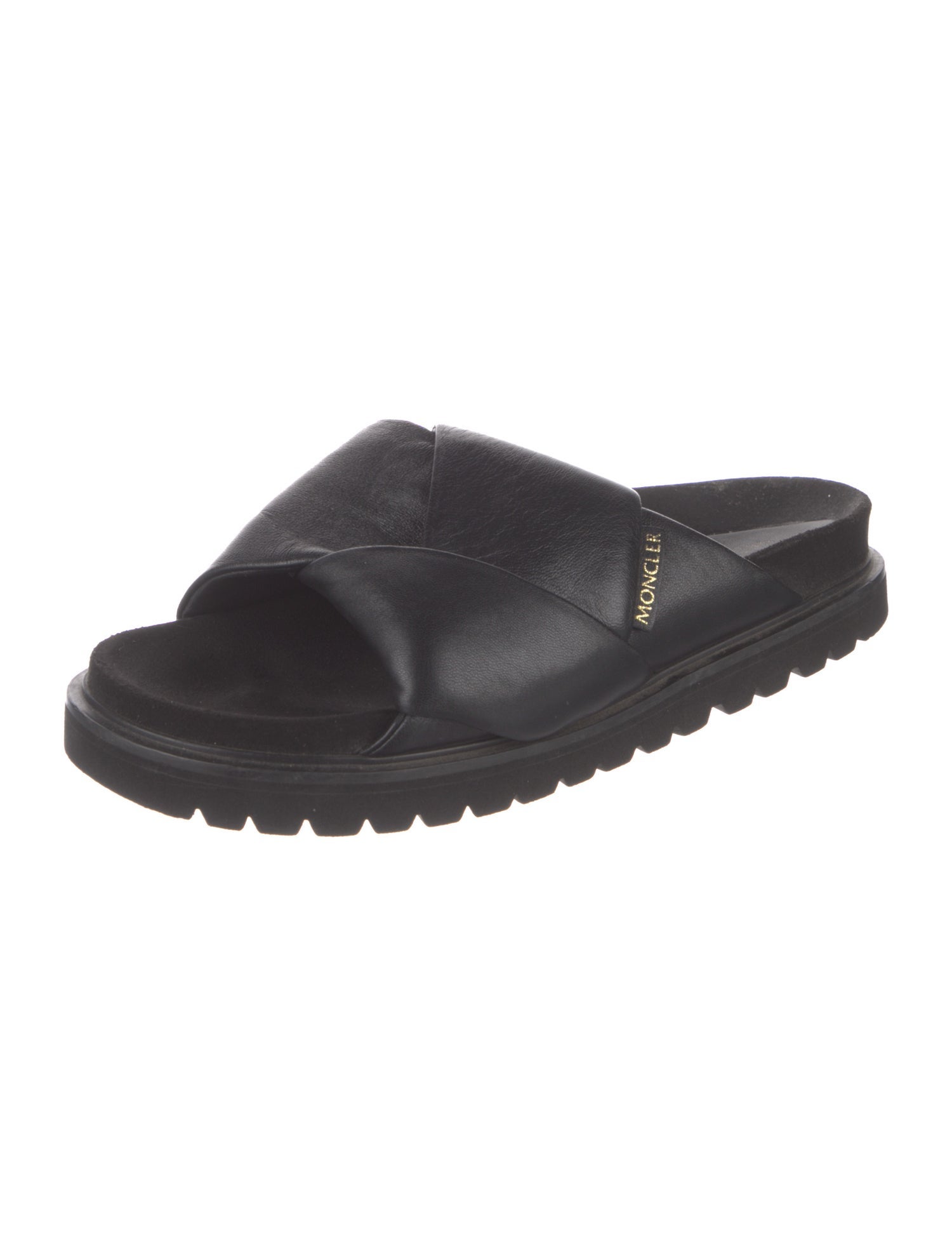 Moncler Leather Slides